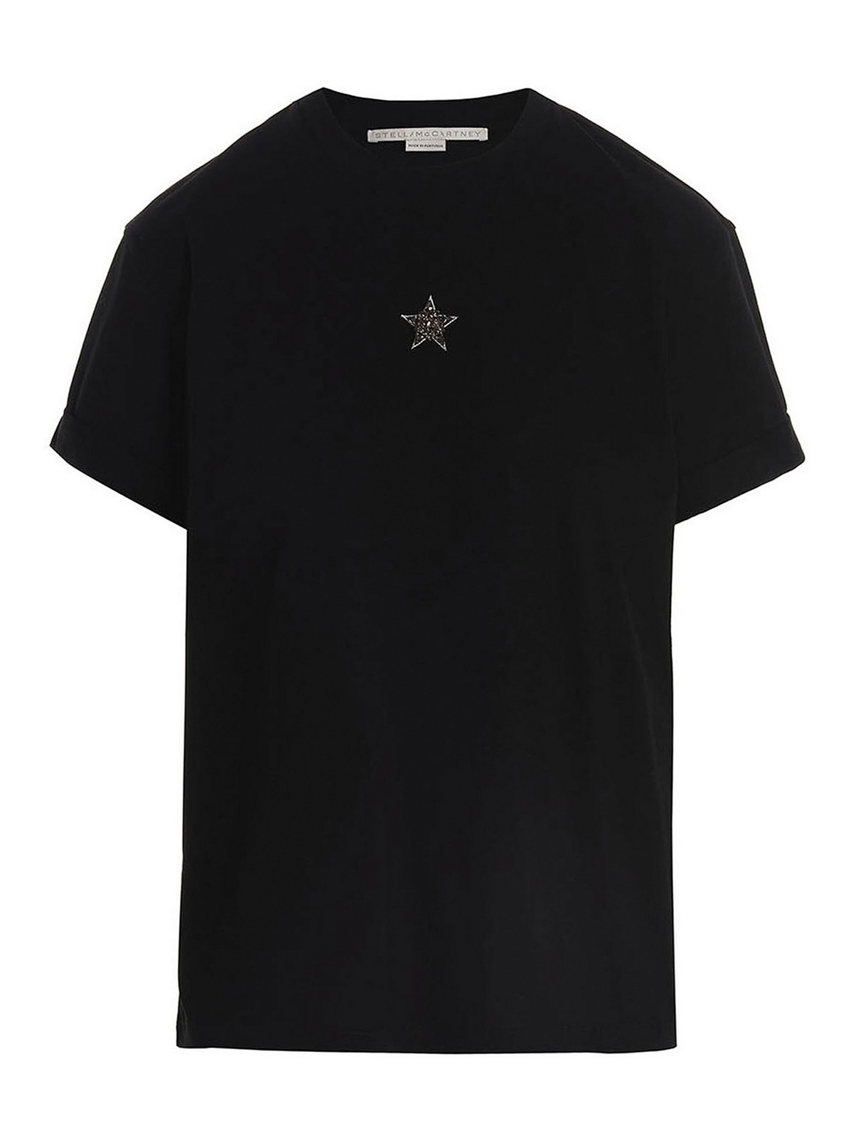 Shop Stella Mccartney Mini Star T-shirt In Negro