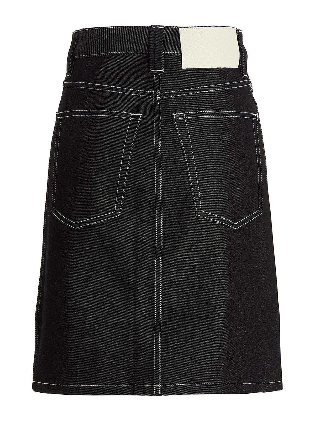 Shop Sunnei Denim Skirt In Blue