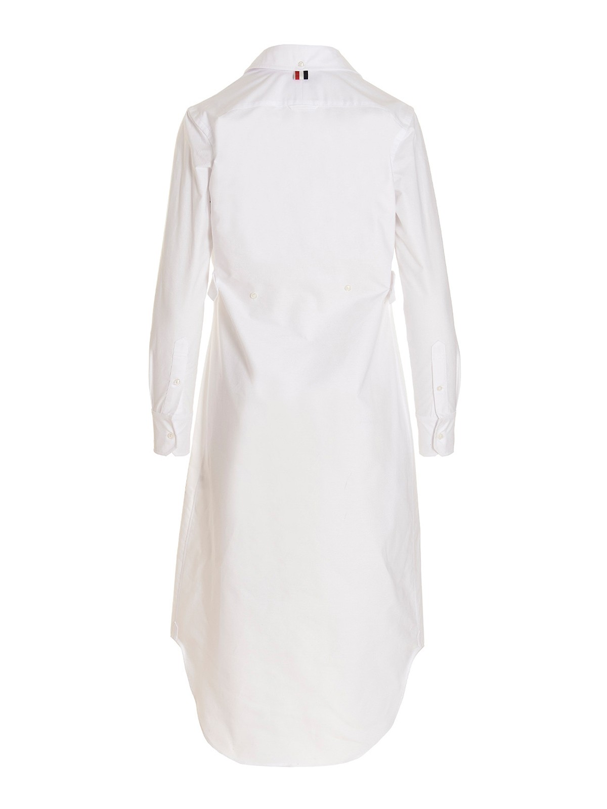 Shop Thom Browne Vestido Largo - Blanco In White