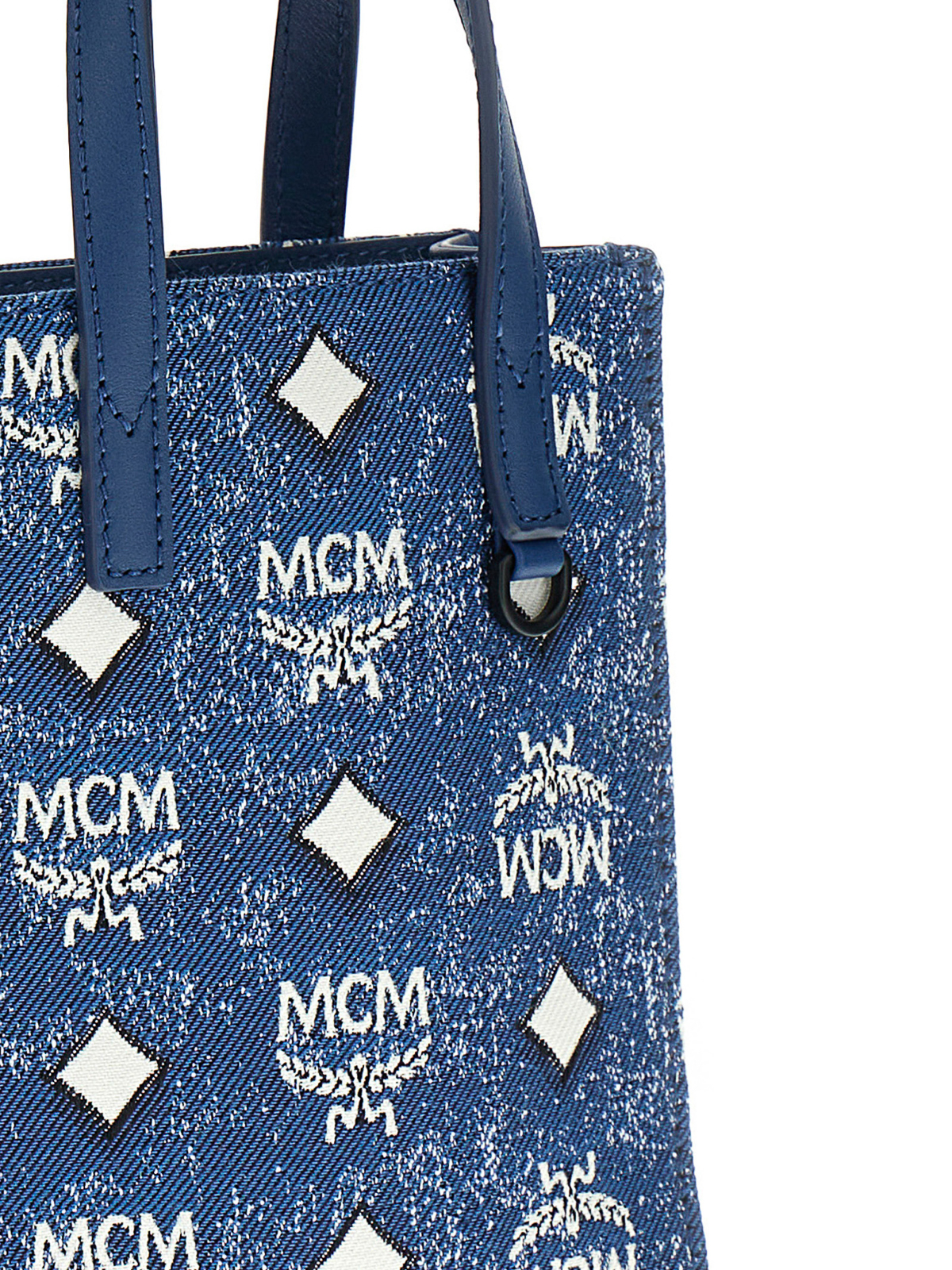 MCM Blue Tote Bags