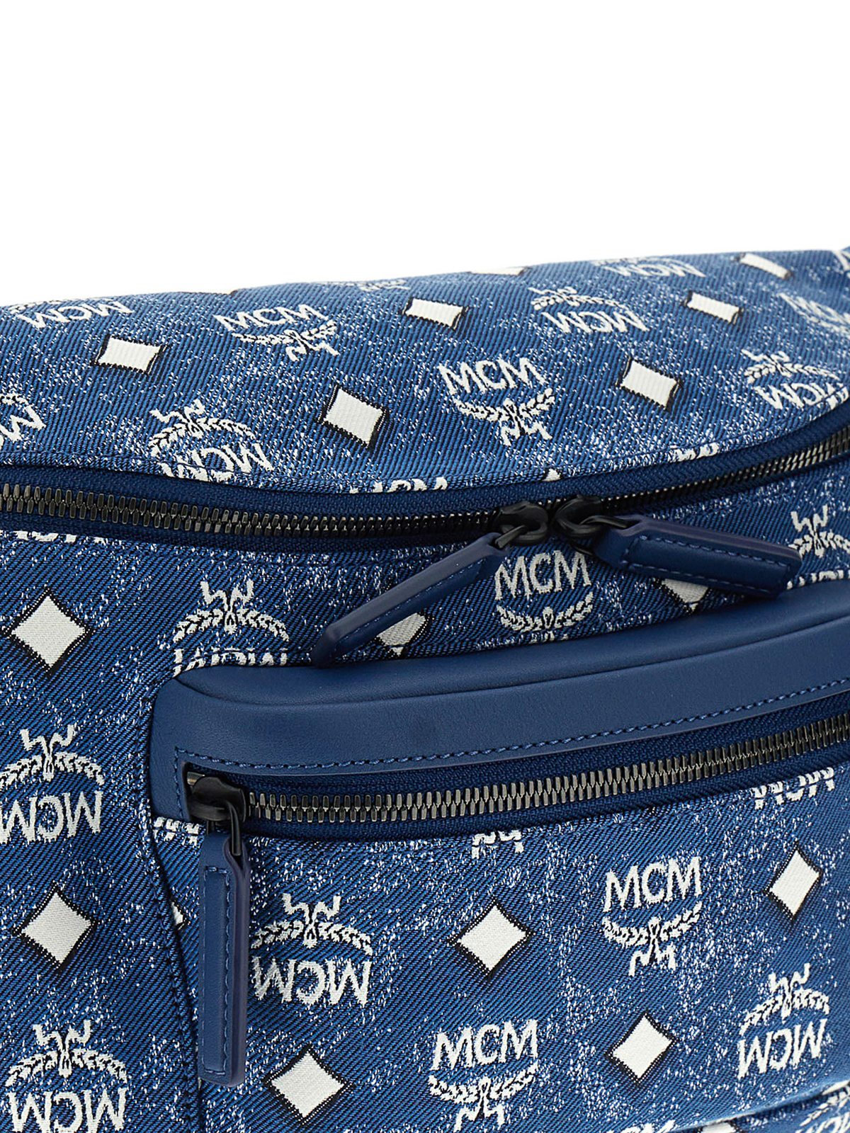MCM 'fursten' Belt Bag in Blue