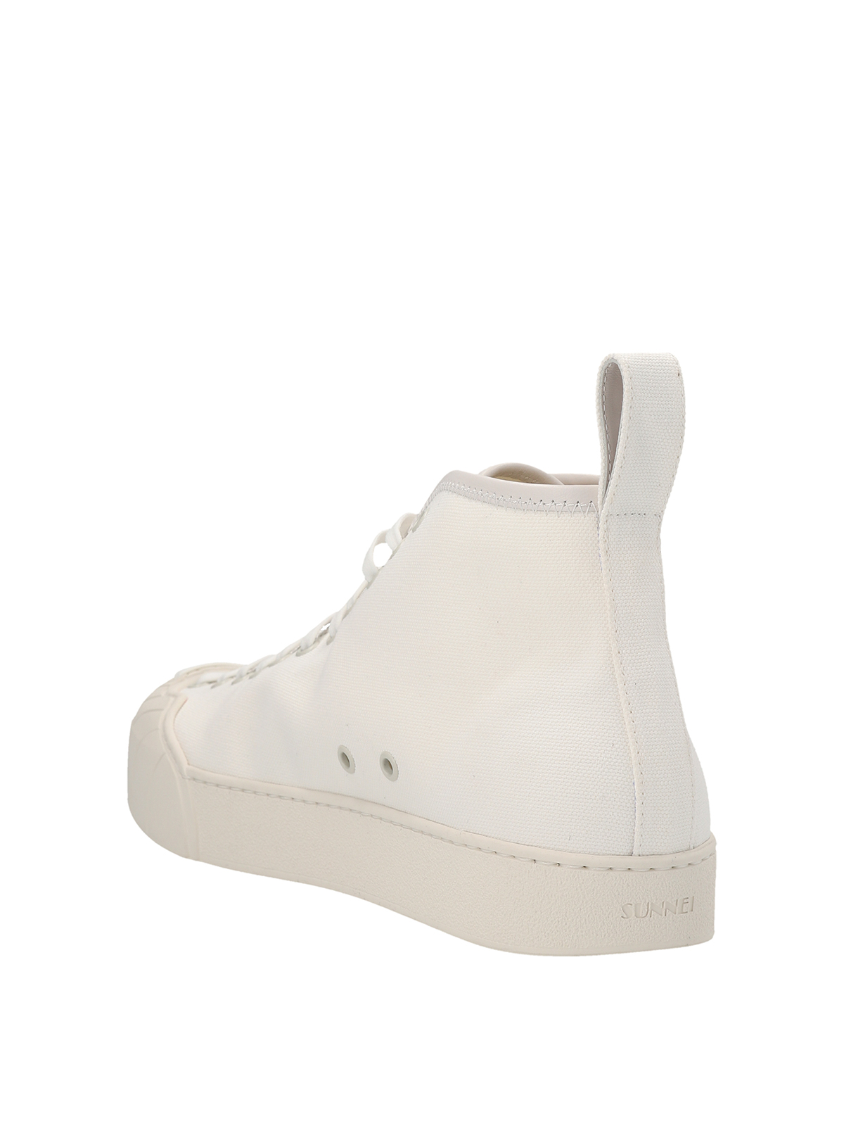 Shop Sunnei Easy Shoes Sneakers In White