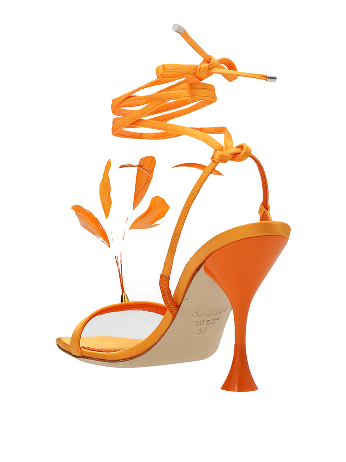 Shop 3juin Kimi Sandals In Naranja