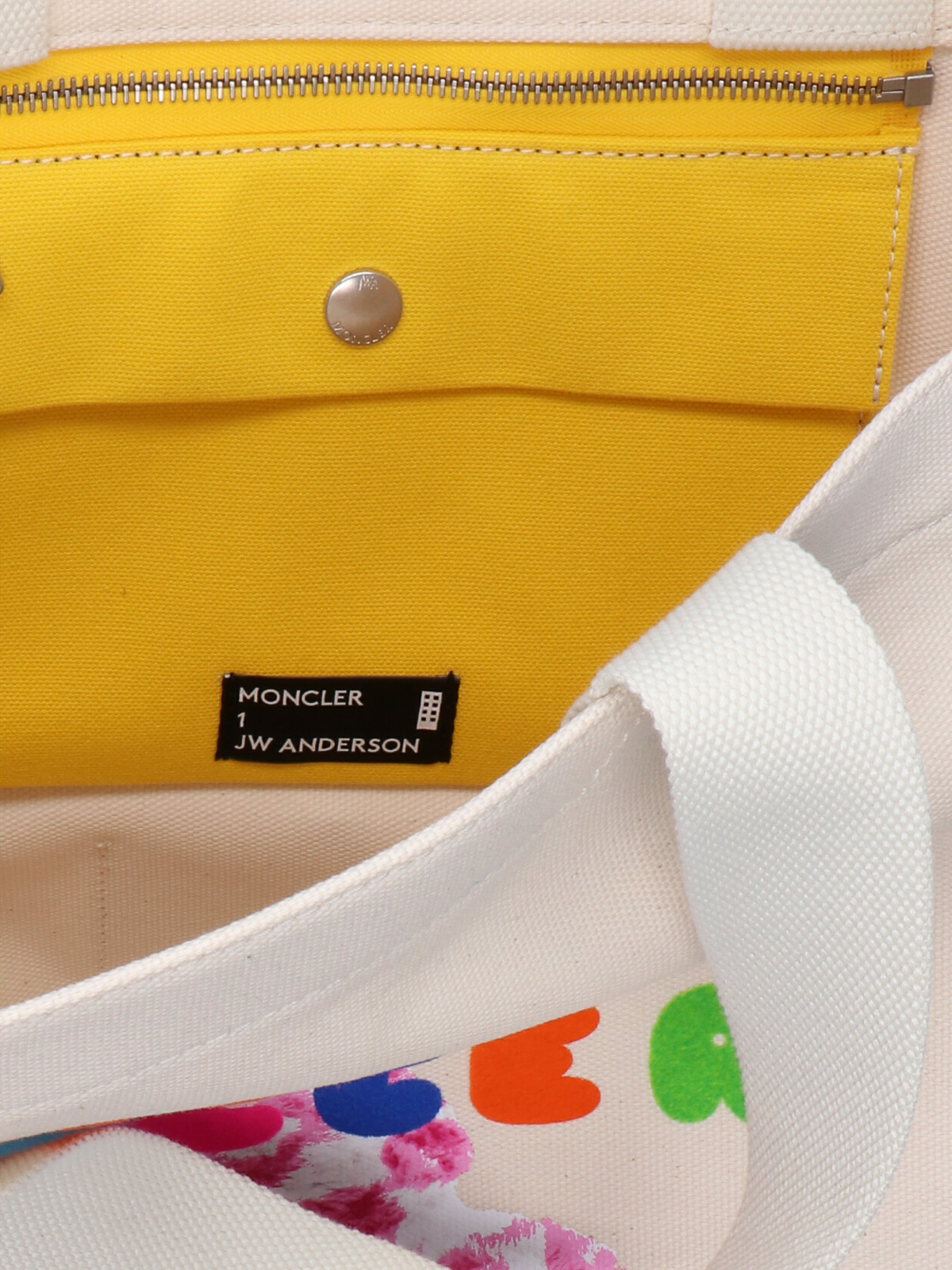 Shop Moncler Tote  Genius X J.w.anderson In White
