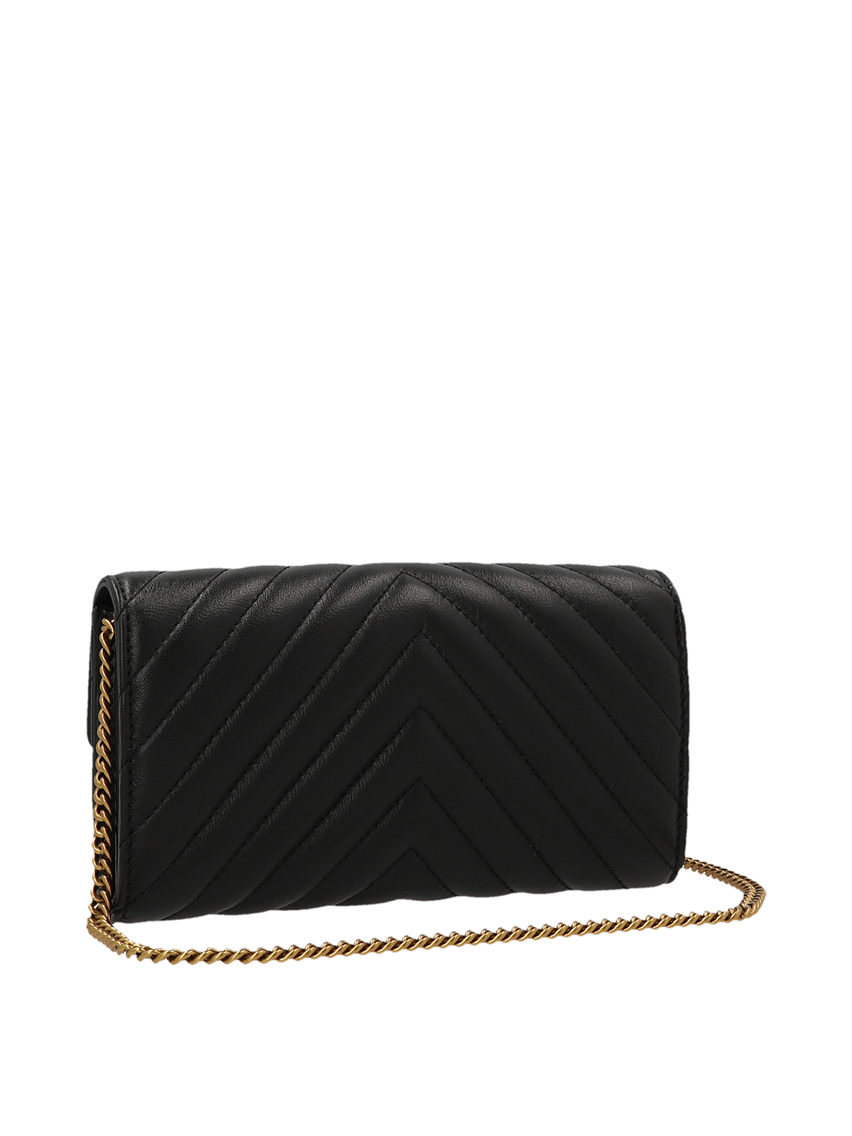 Shop Pinko Love One Wallet Bag In Black