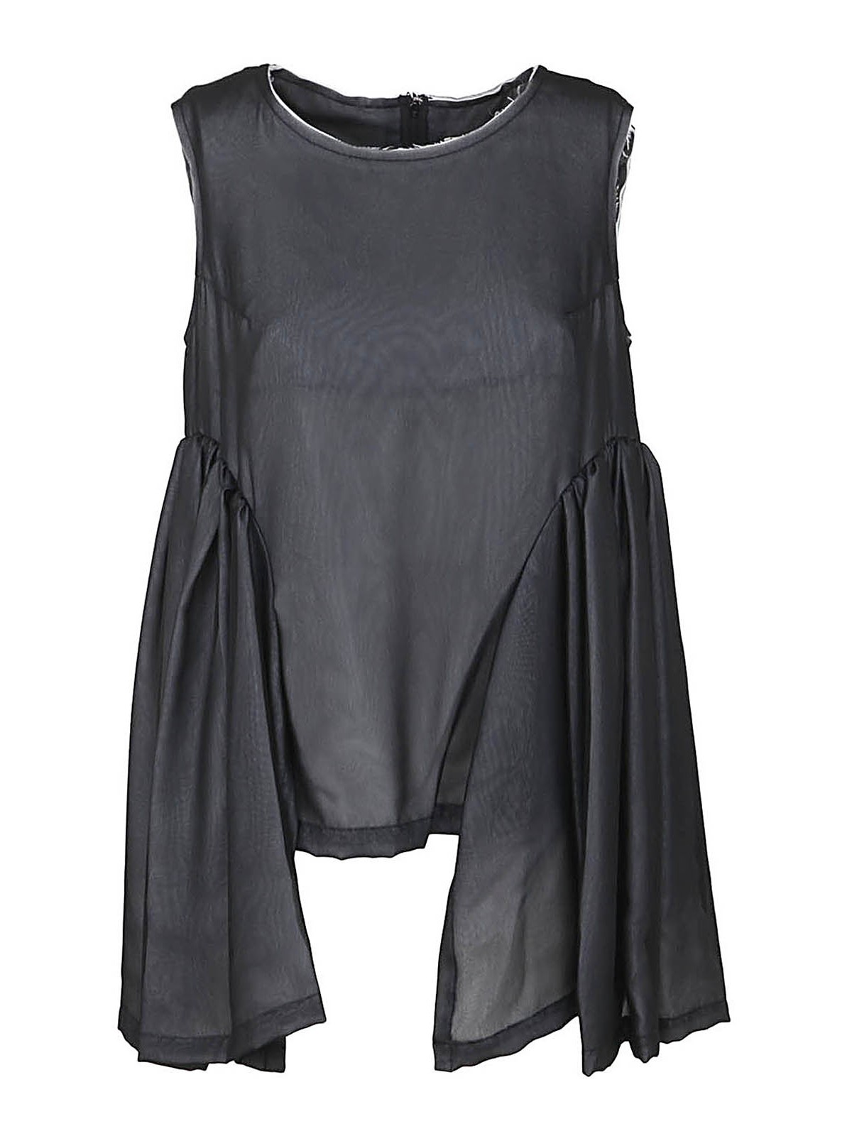 COMME DES GARÇONS RUFFLES DETAILED BLOUSE