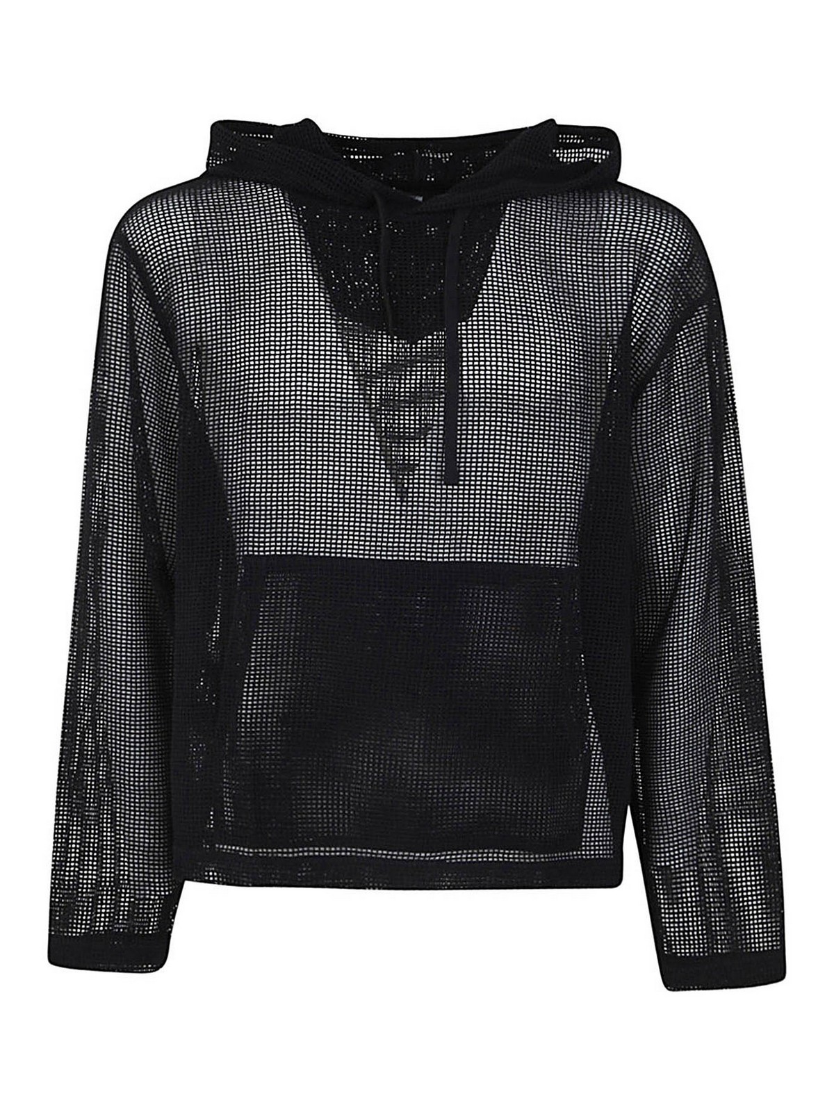 Stussy Cotton mesh hood - Black - Men|1140323BLACK | thebs.com
