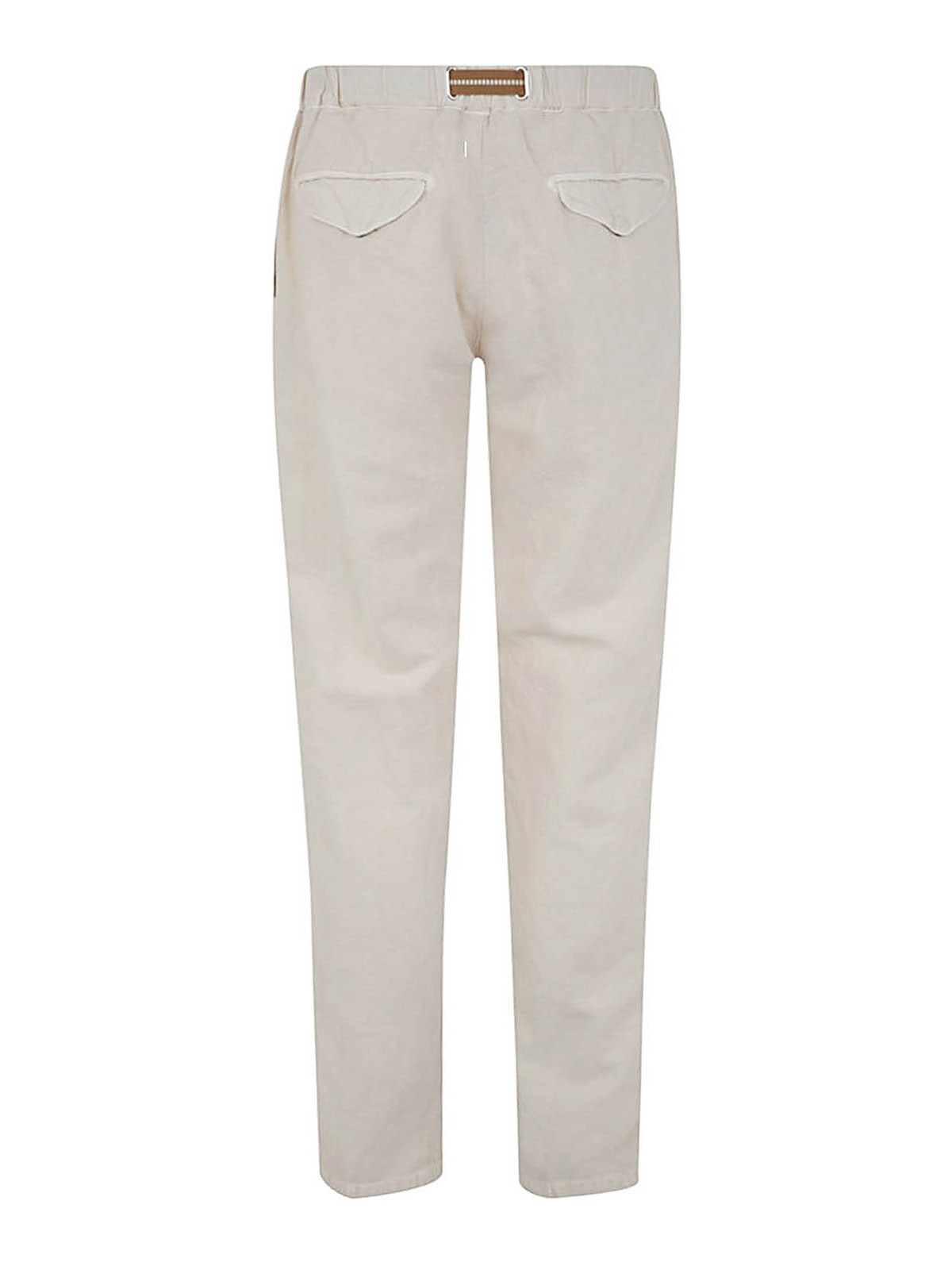 Casual trousers White Sand  Belted cotton trousers  23SU1226204
