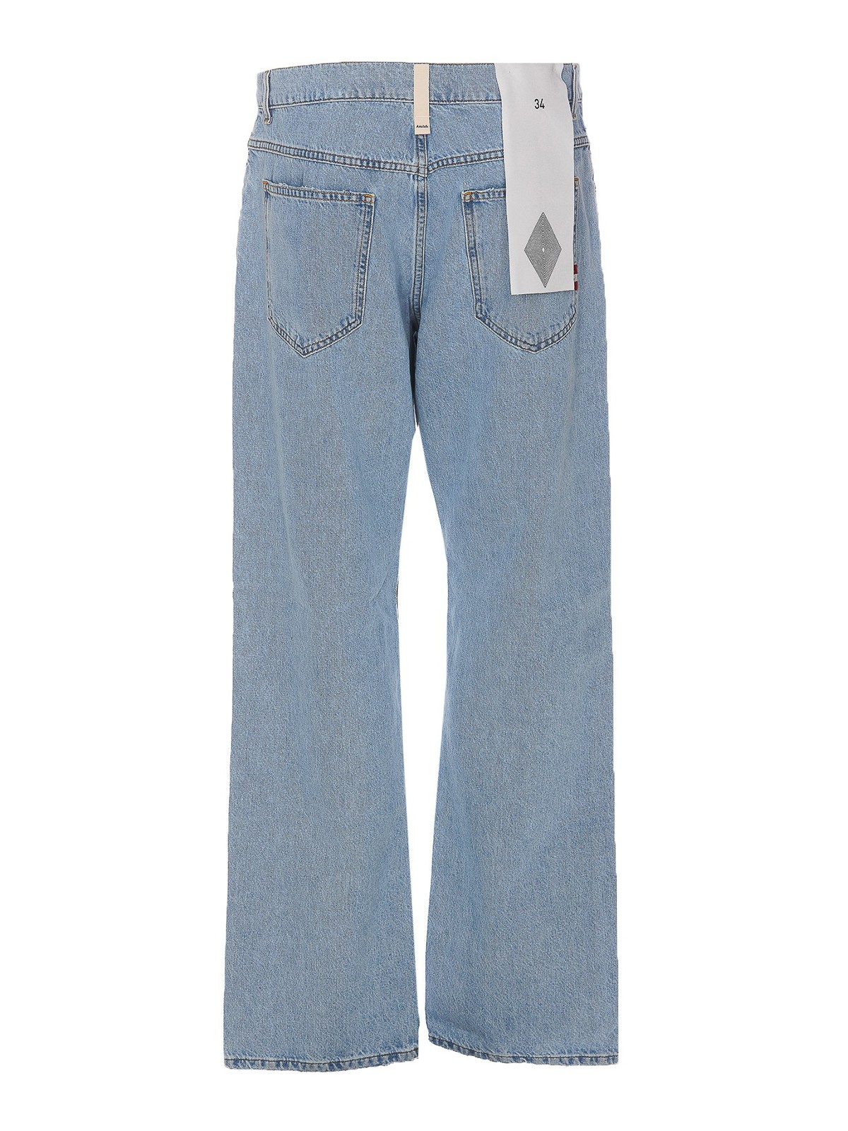 Straight leg jeans Amish - James denim jeans - 010D4861813999 | thebs.com