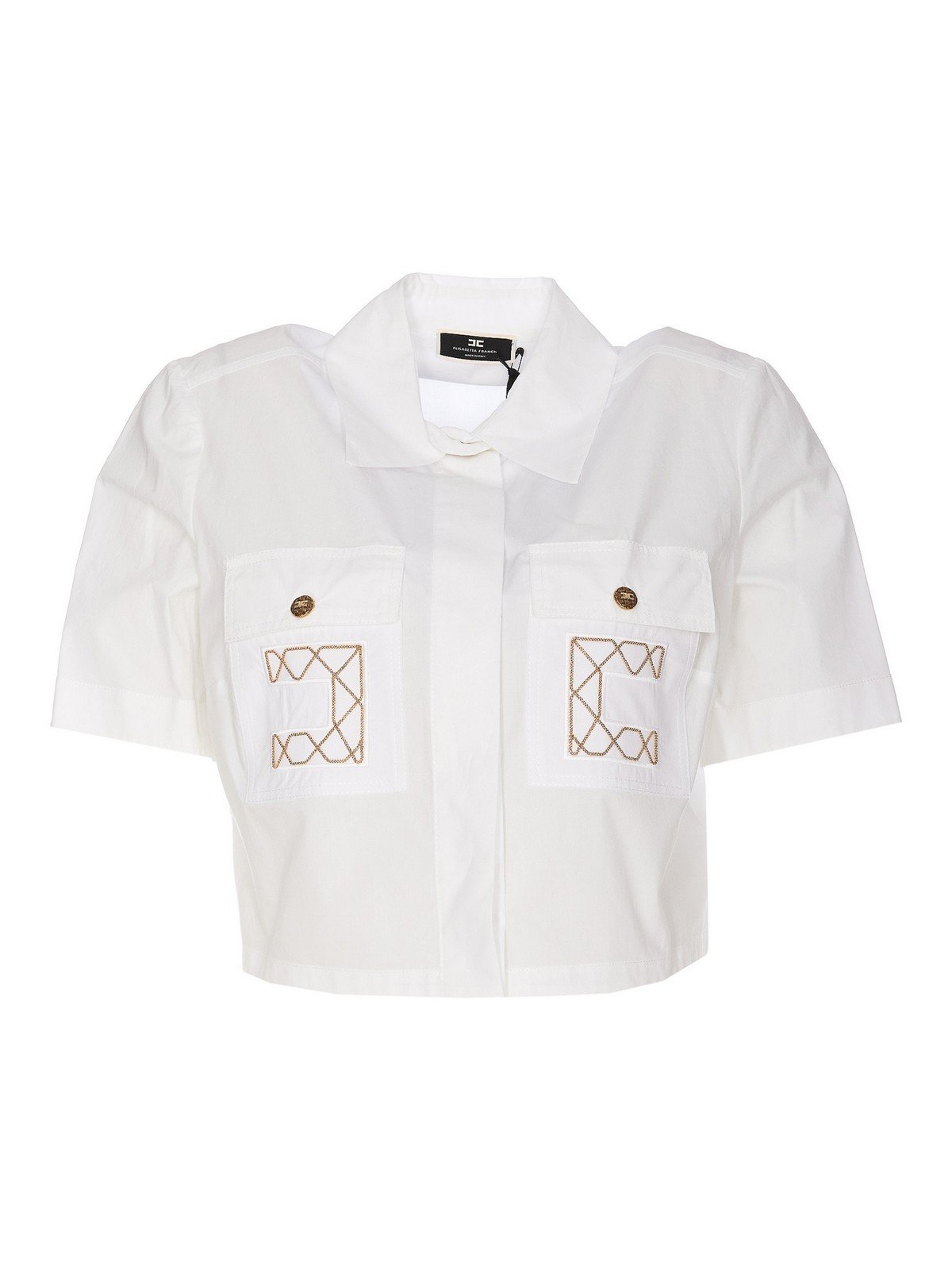 Shirts Elisabetta Franchi - Cropped shirt - CA01831E2100