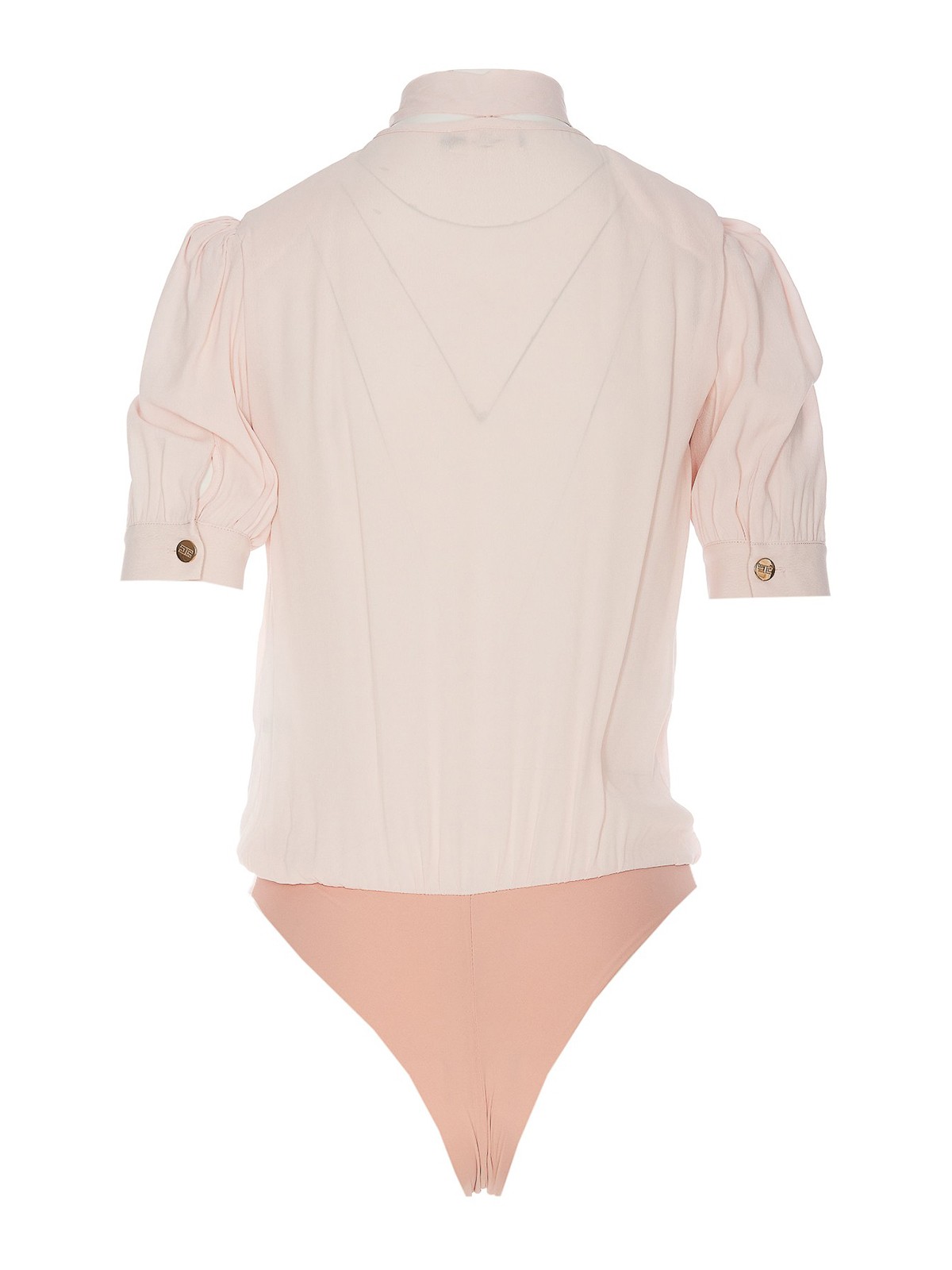 Shop Elisabetta Franchi Cut Out Detailed Top In Pink