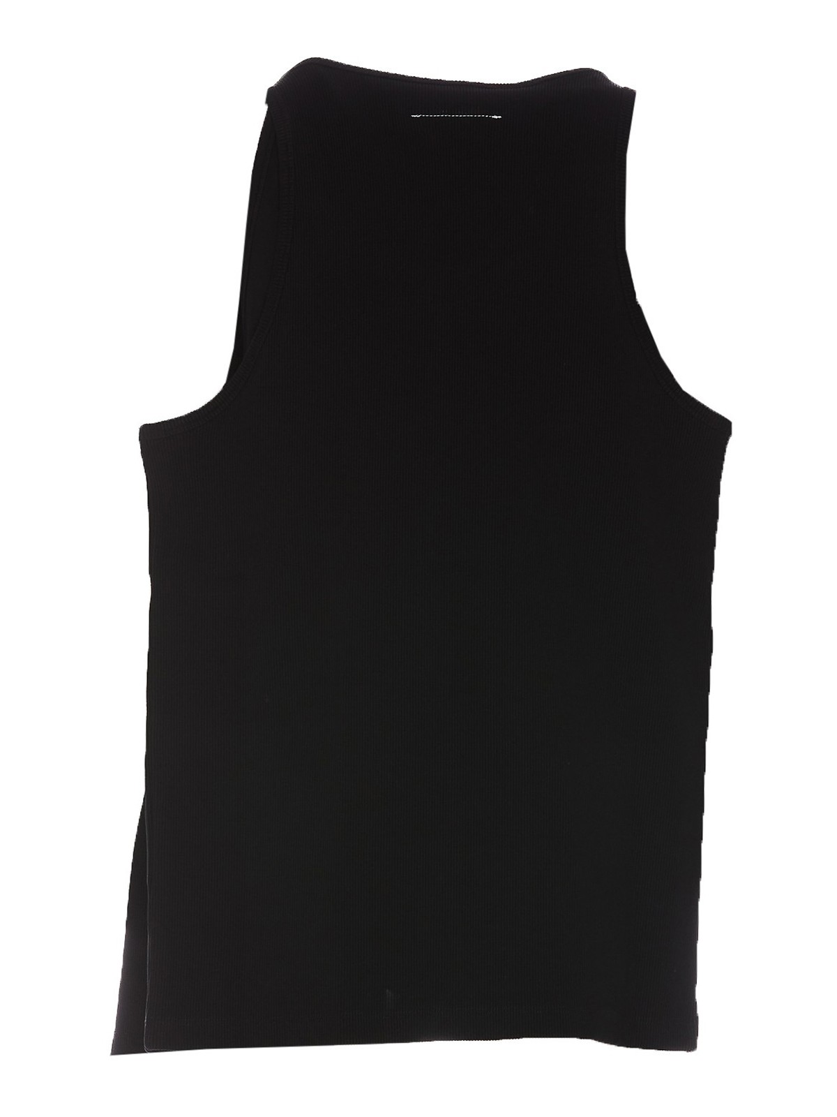 MM6 Maison Margiela detailed tank top - Black|S52NL0059STJ365962
