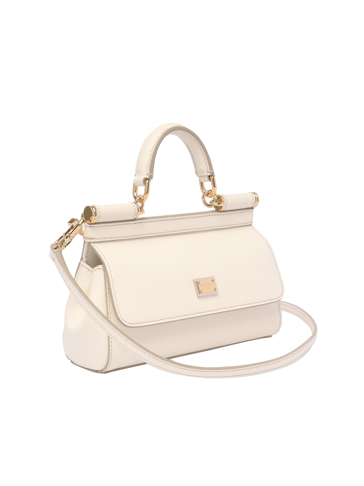 Small Sicily handbag in White