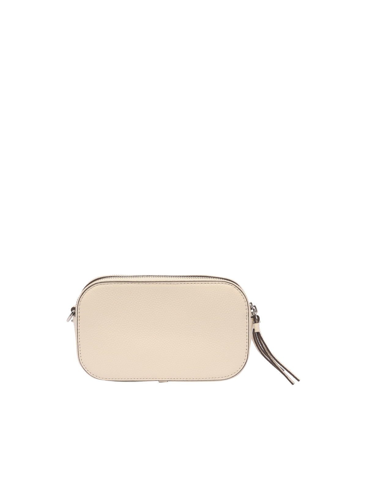Shop Tory Burch Mini Miller Leather Bag In White