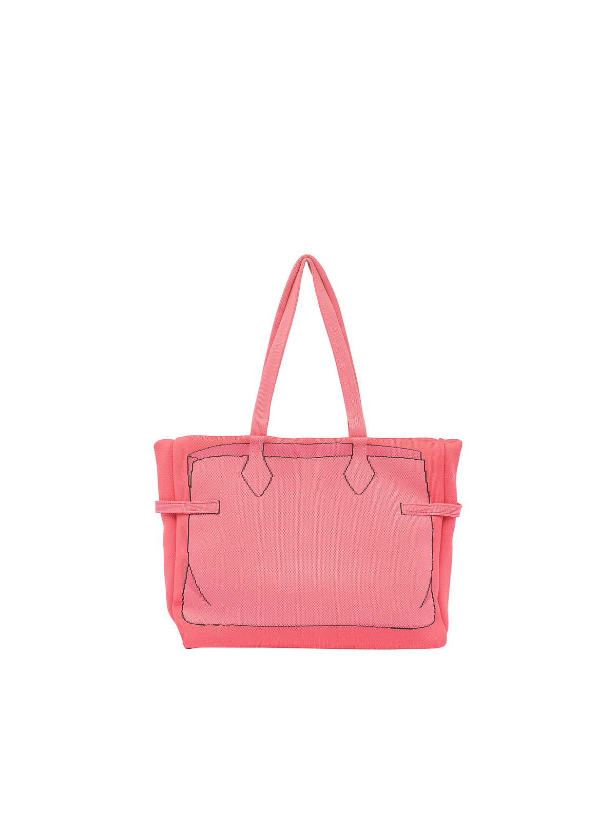 V°73 Venere tote with pouch - Pink | 73BS6UN01VENERECORALLO V°73 Venere tote with pouch - Pink | 73BS6UN01VENERECORALLO