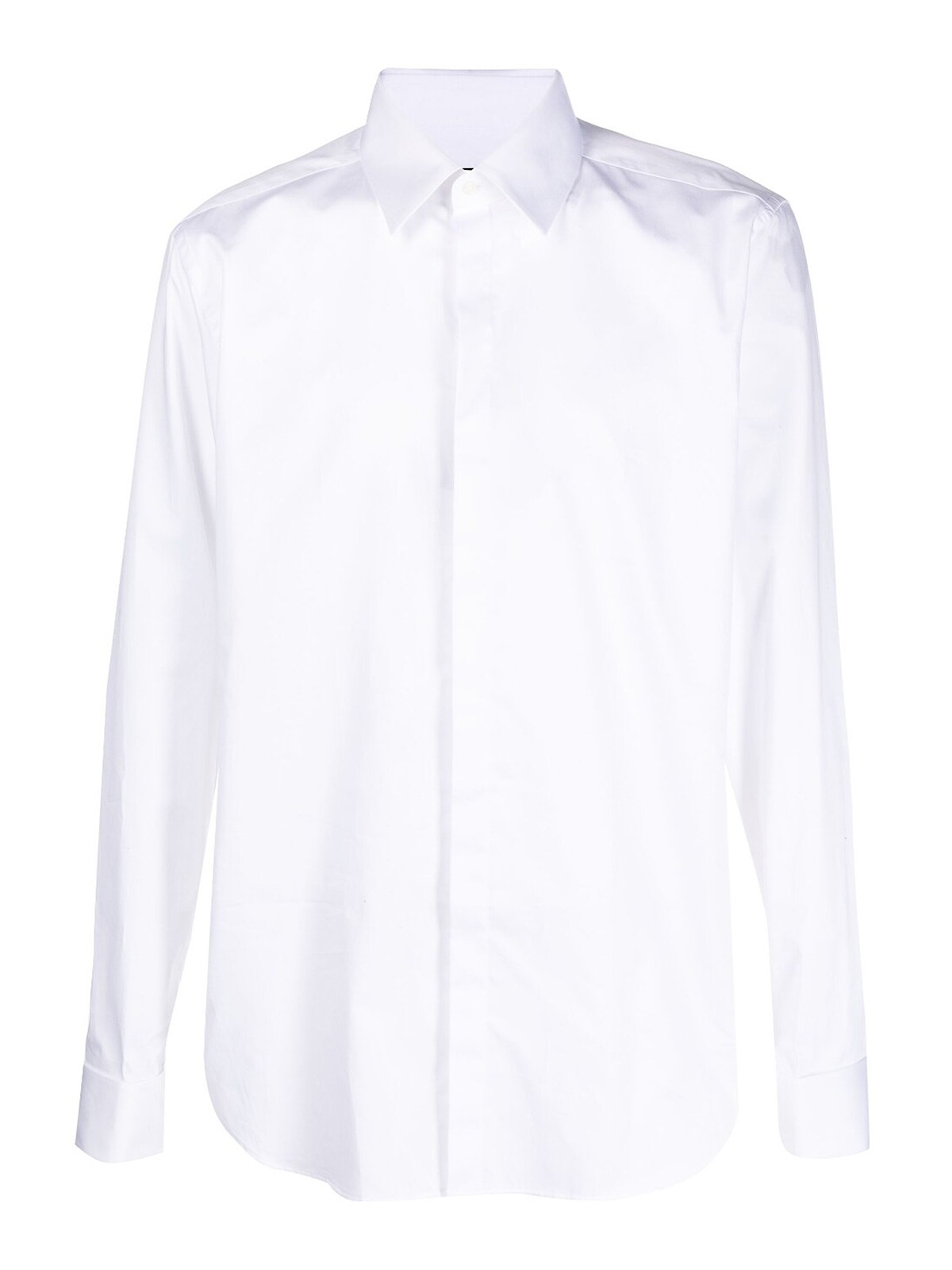 Corneliani Long Sleeve Shirt In White