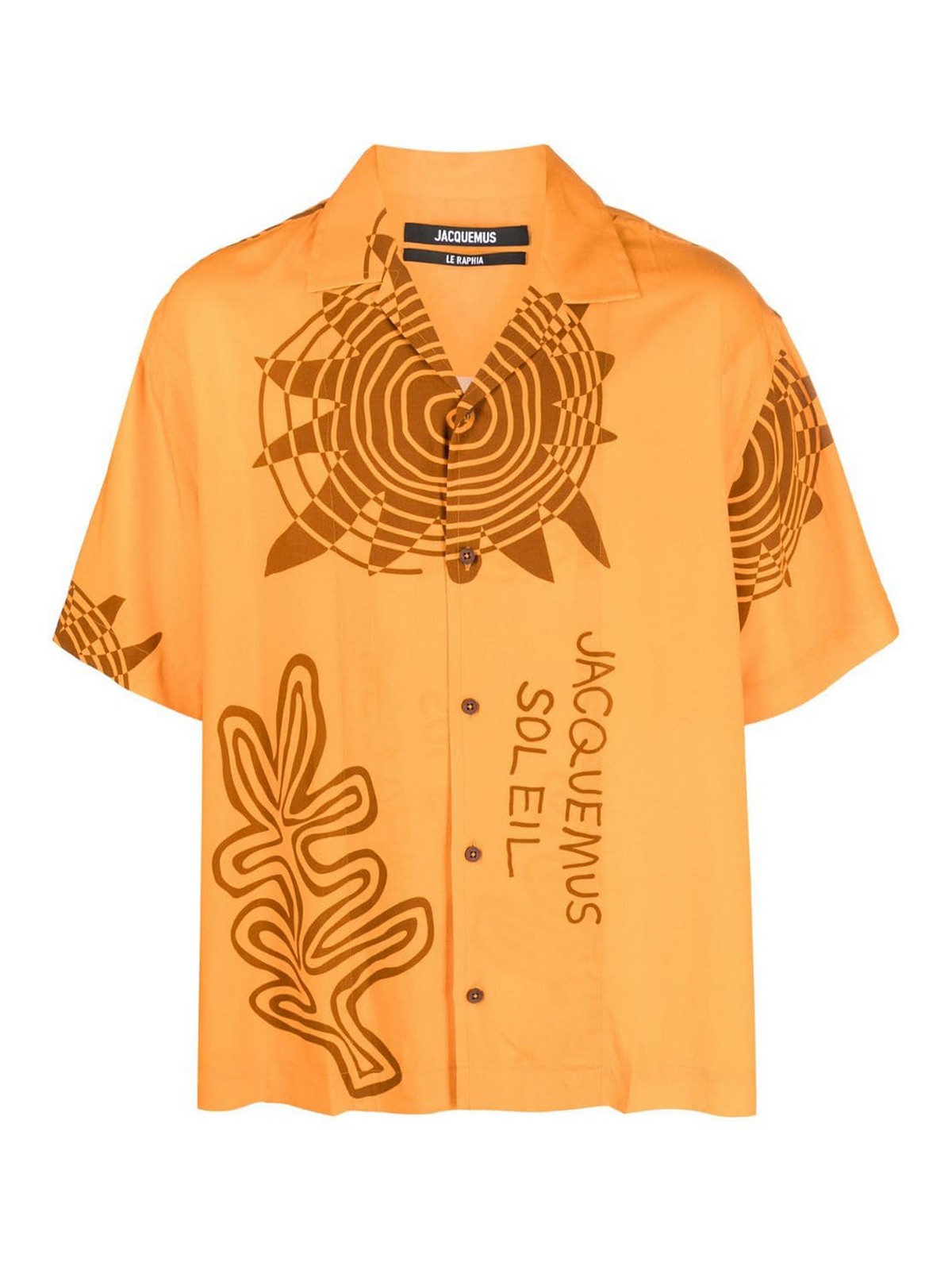 Jacquemus La chemise Jean shirt - Orange - Men | 216SH20110027EE