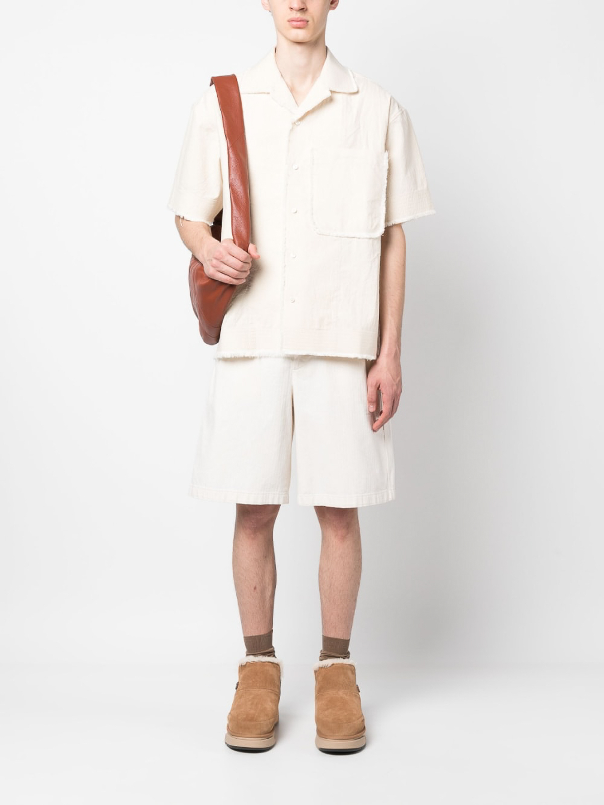 [新品]JACQUEMUS LA CHEMISE ARTICHAUT 半袖シャツ 新品]JACQUEMUS LA CHEMISE ARTICHAUT 半袖シャツ