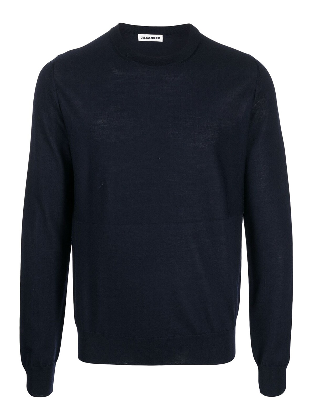 Jil Sander Virgin Wool Sweatshirt In Blue