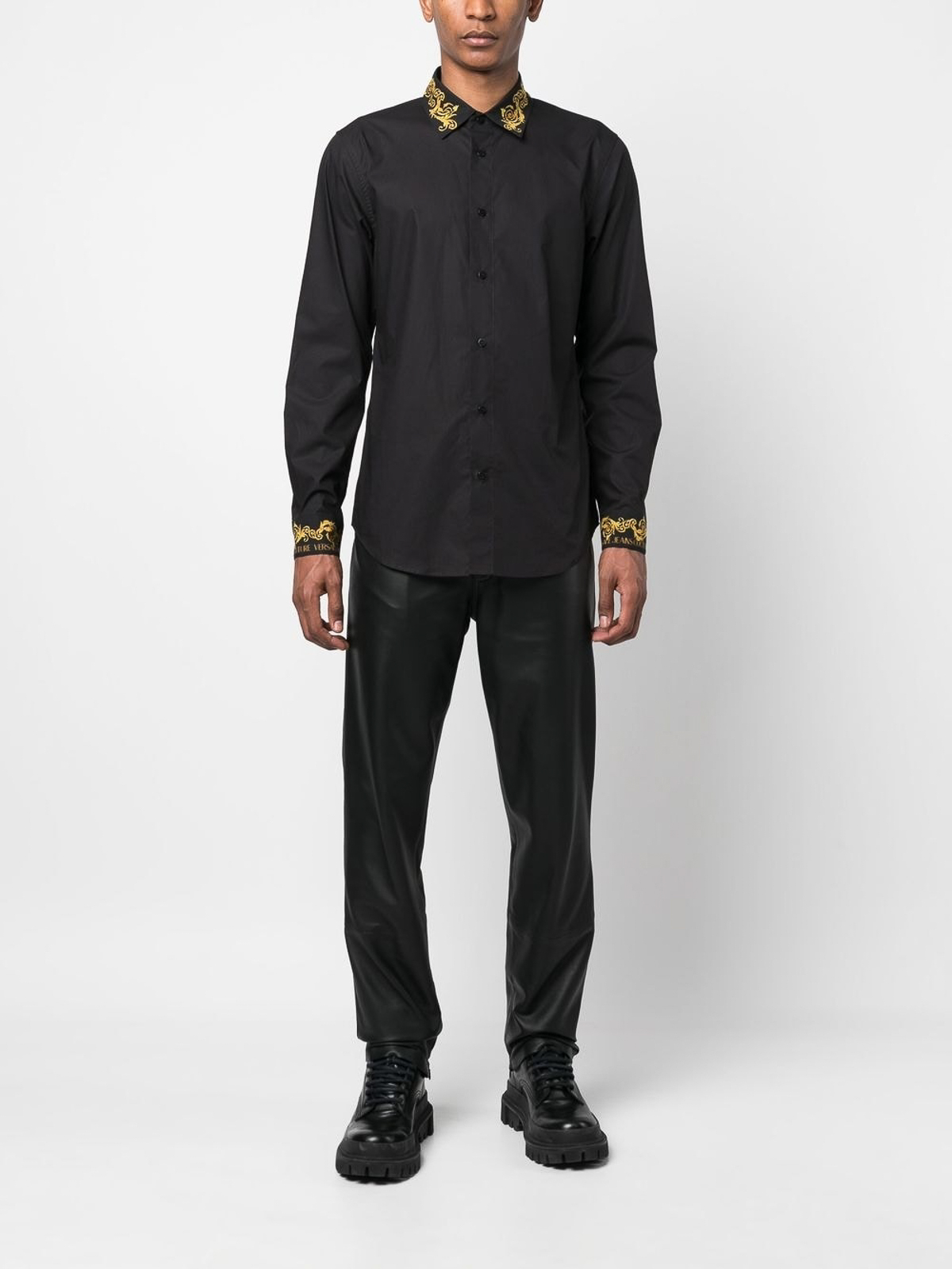 Versace Jeans Couture シャツ - 黒|74GAL2SBN0132899 | THEBS