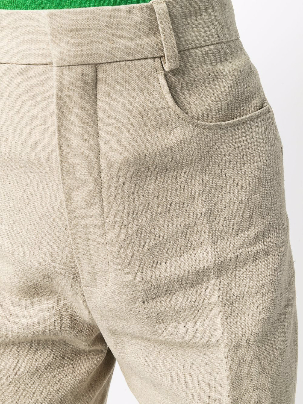 Shop Jacquemus Le Pantalon Sauge Trousers In Beige