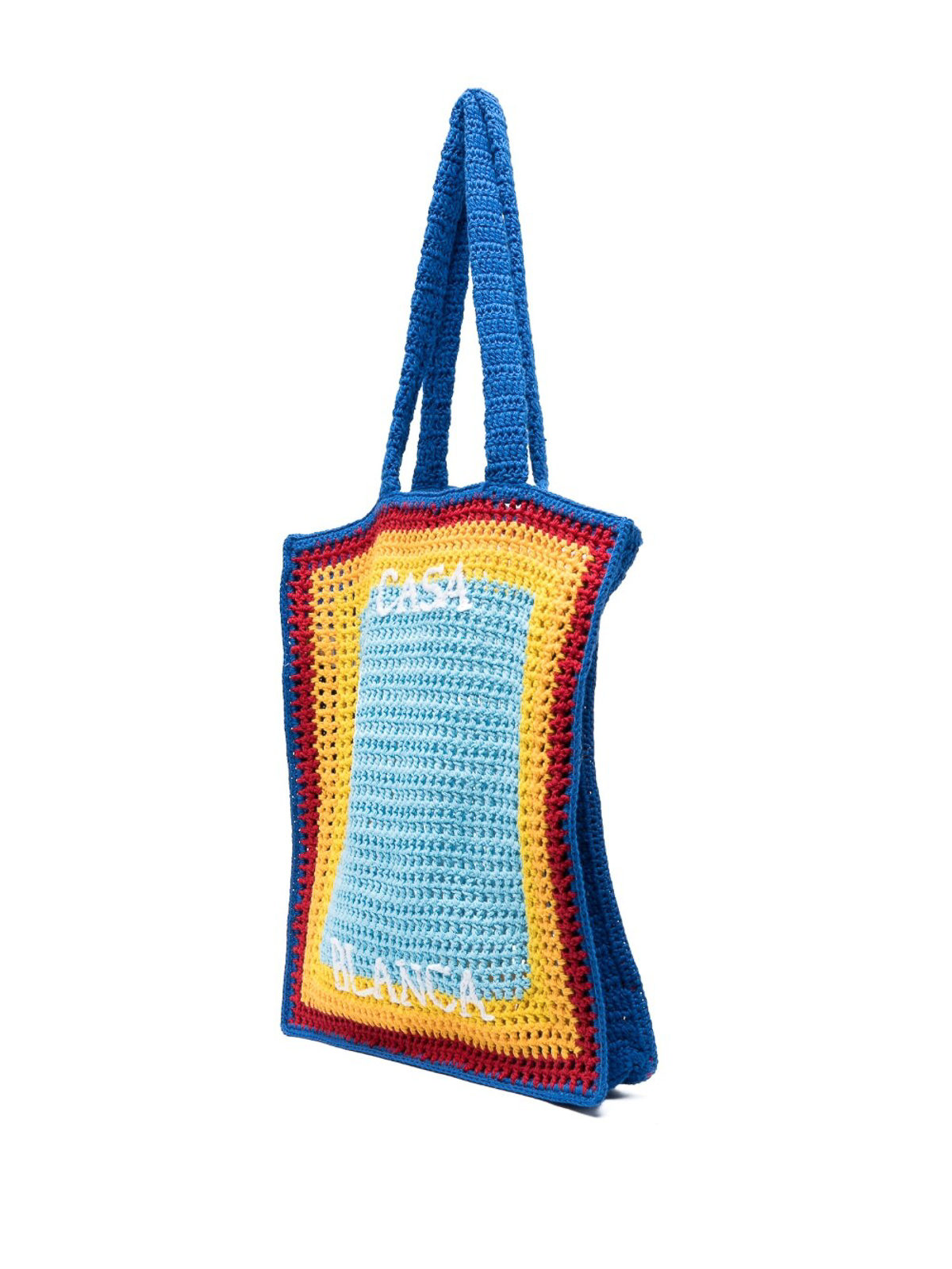Casablanca Arch crochet-knit bag - Red - Women|AS23BAG01105