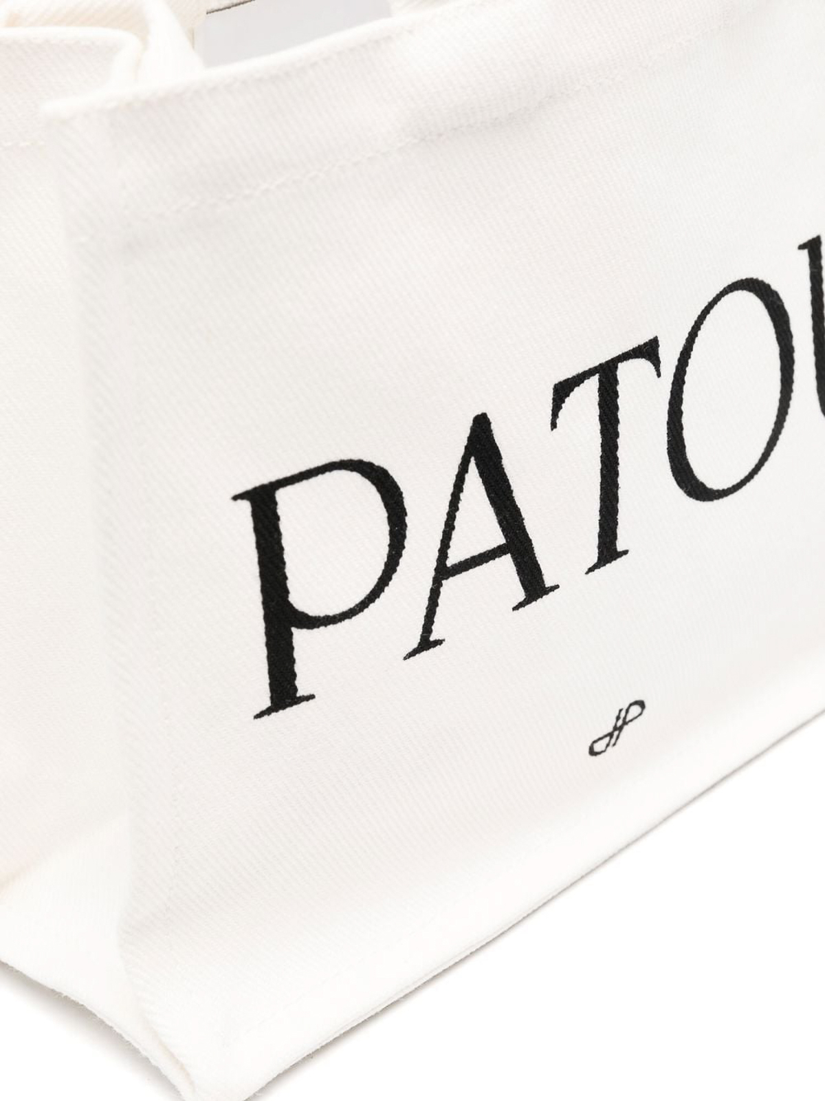 Shop Patou Logo-print Canvas Tote In White