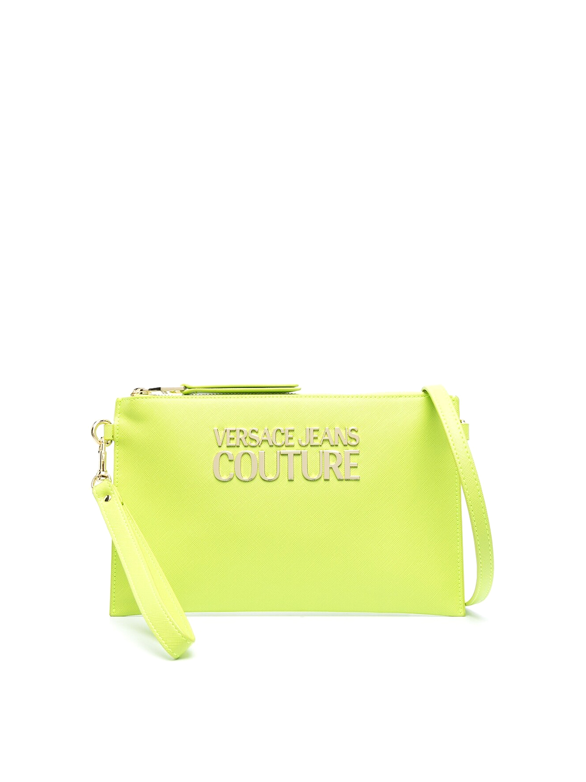VERSACE ネオンイエロー クラッチバッグ