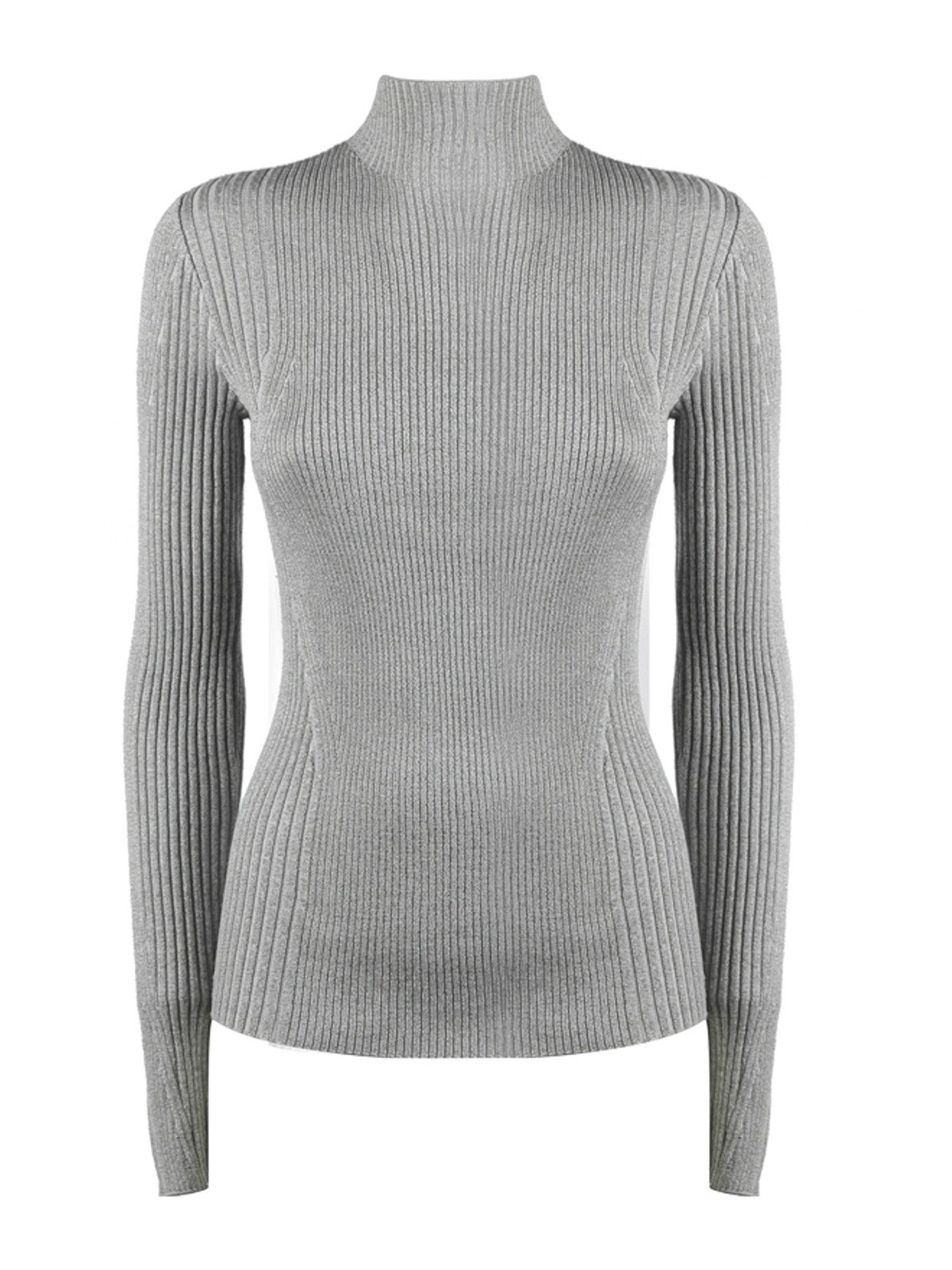 Dion Lee Ribbed Sweater In Grey