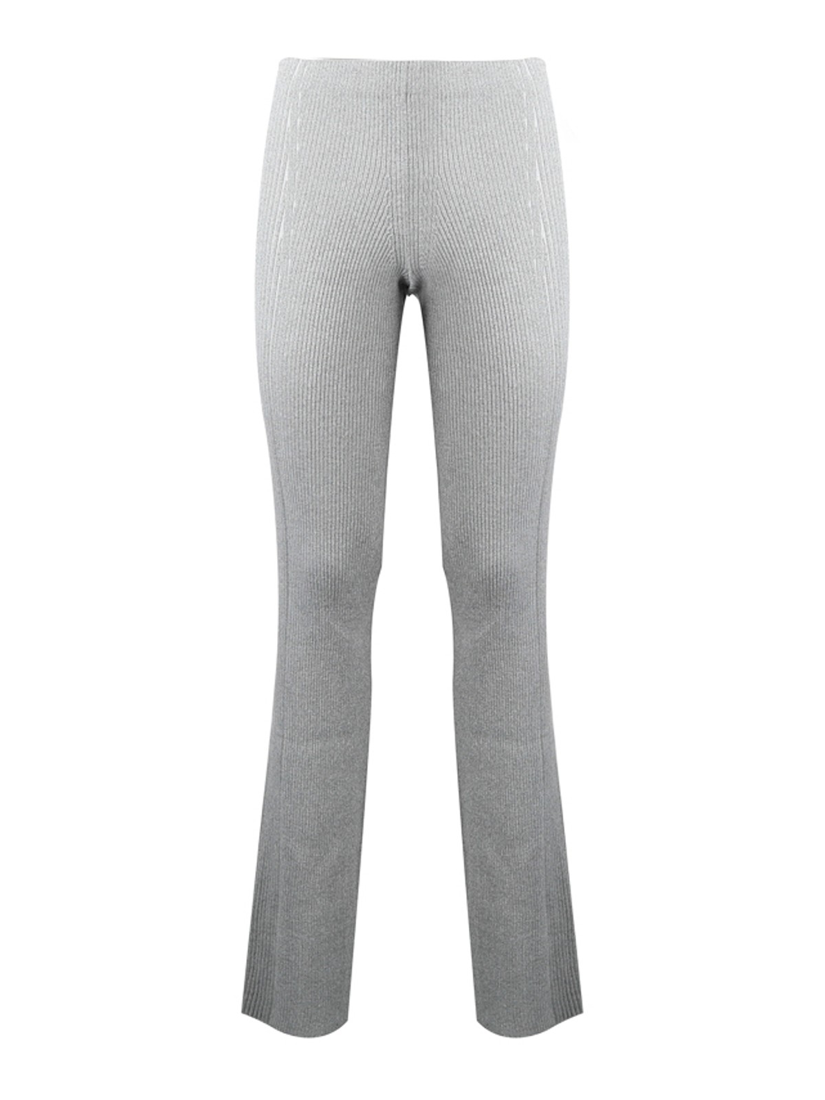 Dion Lee Ribbed Trousers In Gris