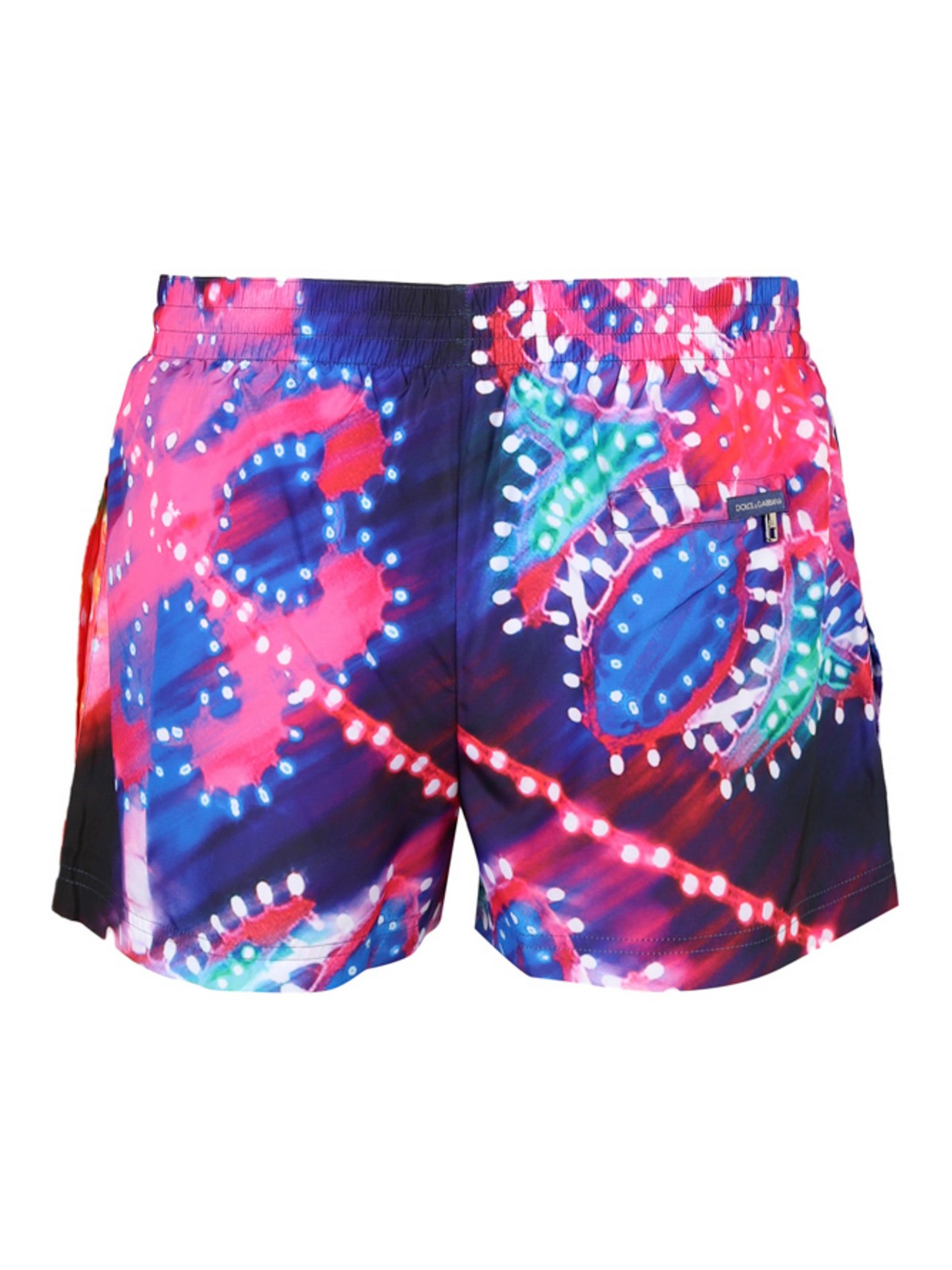 Shop Dolce & Gabbana Swimsuit With Illuminations Print In Multicolor