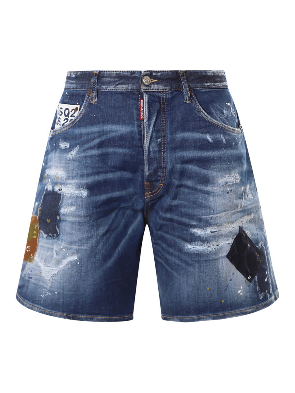 DSQUARED ダークブルー ショートパンツ DSQUARED2 ダークブルー