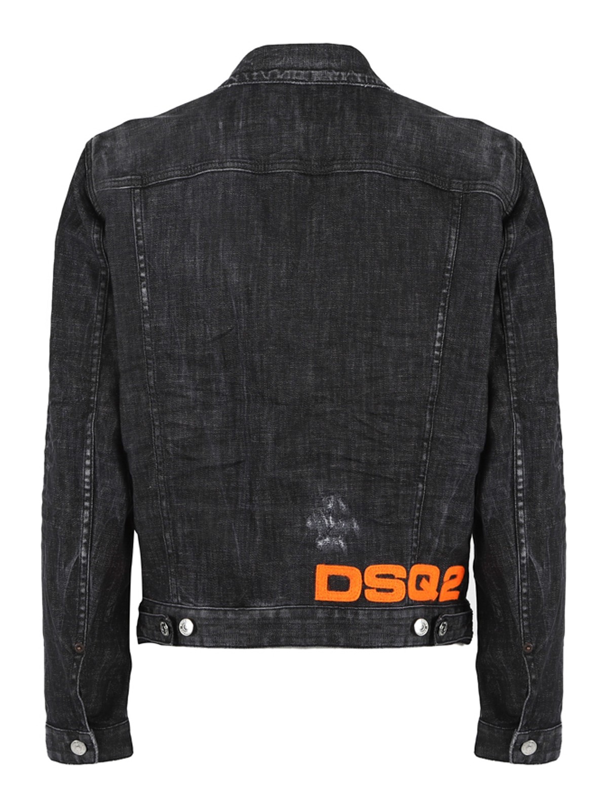 Dsquared2 Button-Up Denim Jacket - Black