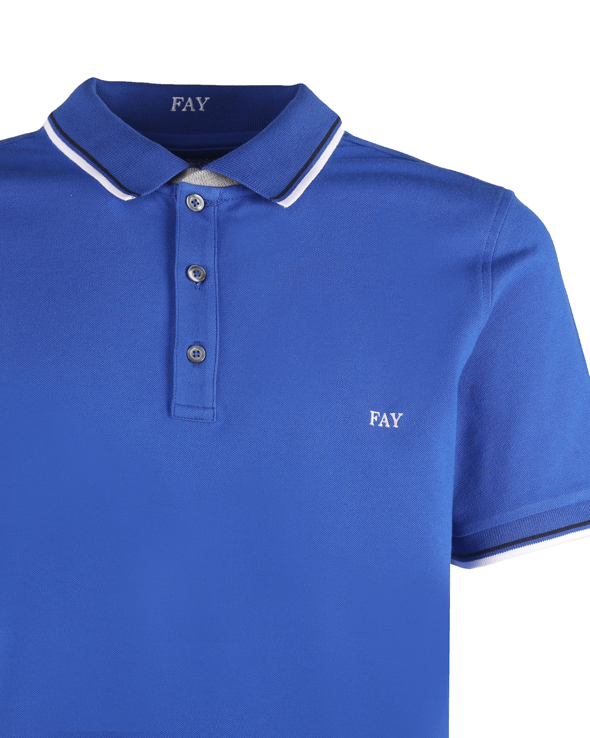 Shop Fay Polo - Azul In Blue