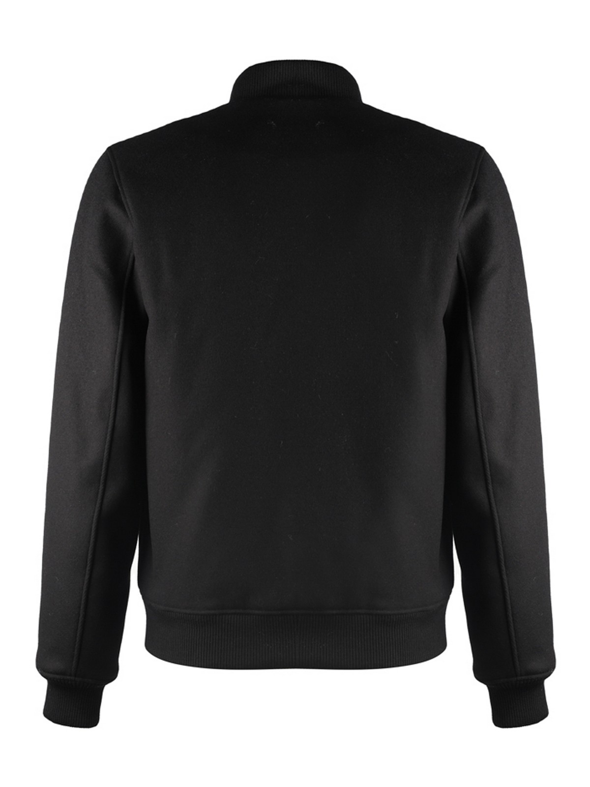 Maison Kitsuné Teddy jacket - Black - Men | JM02222WM0020 Maison Kitsuné Teddy jacket - Black - Men | JM02222WM0020