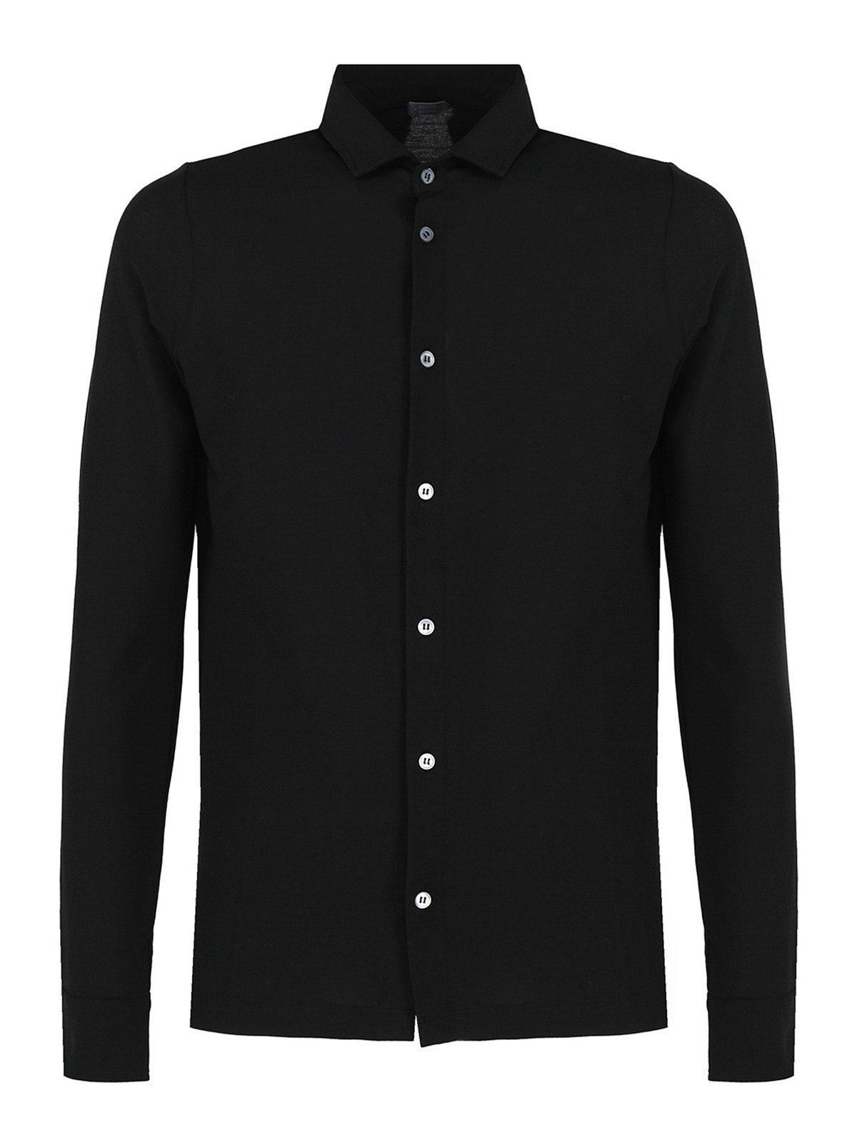 Shop Zanone Camisa - Negro In Black