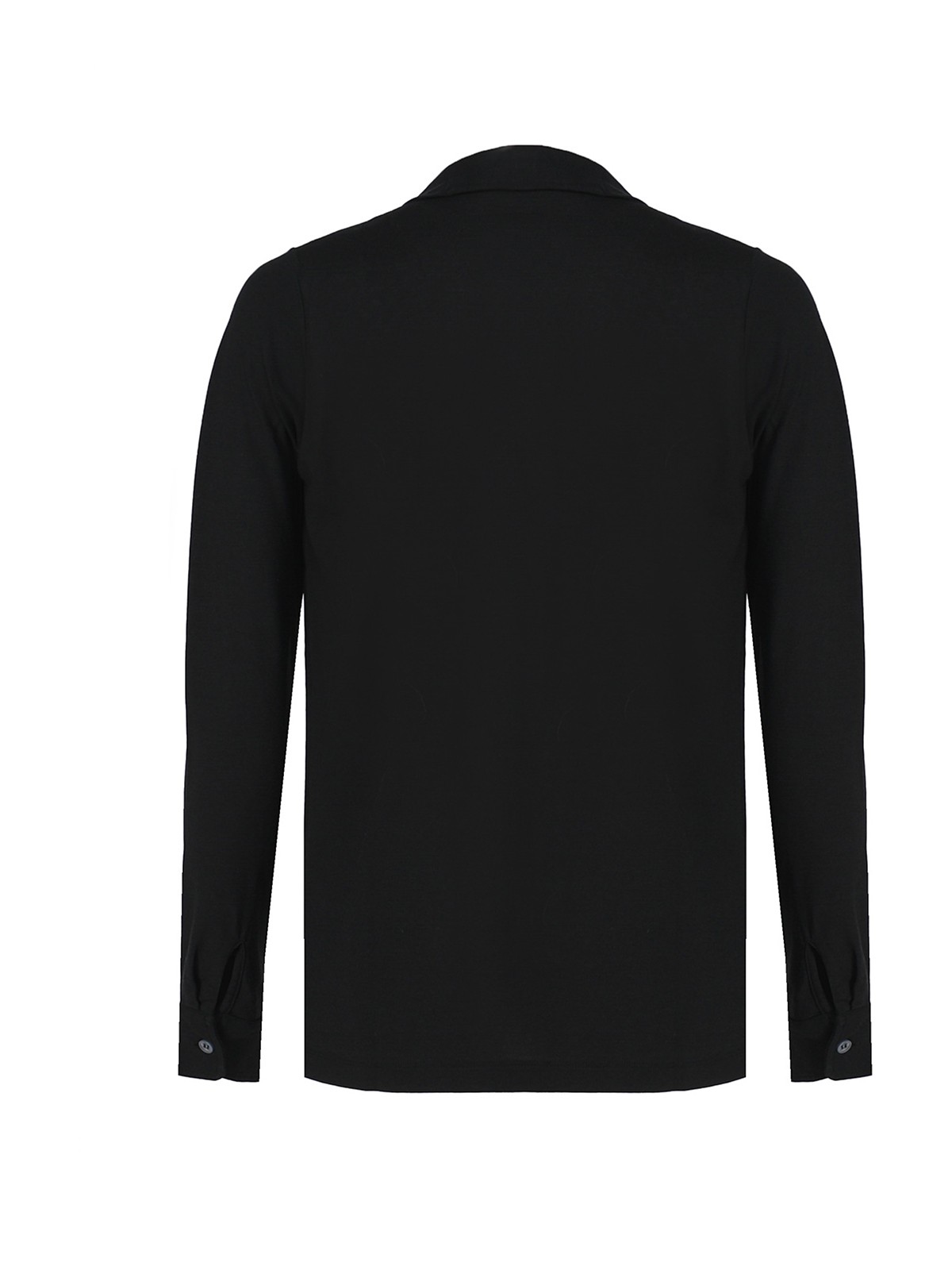 Shop Zanone Cotton Shirt In Black