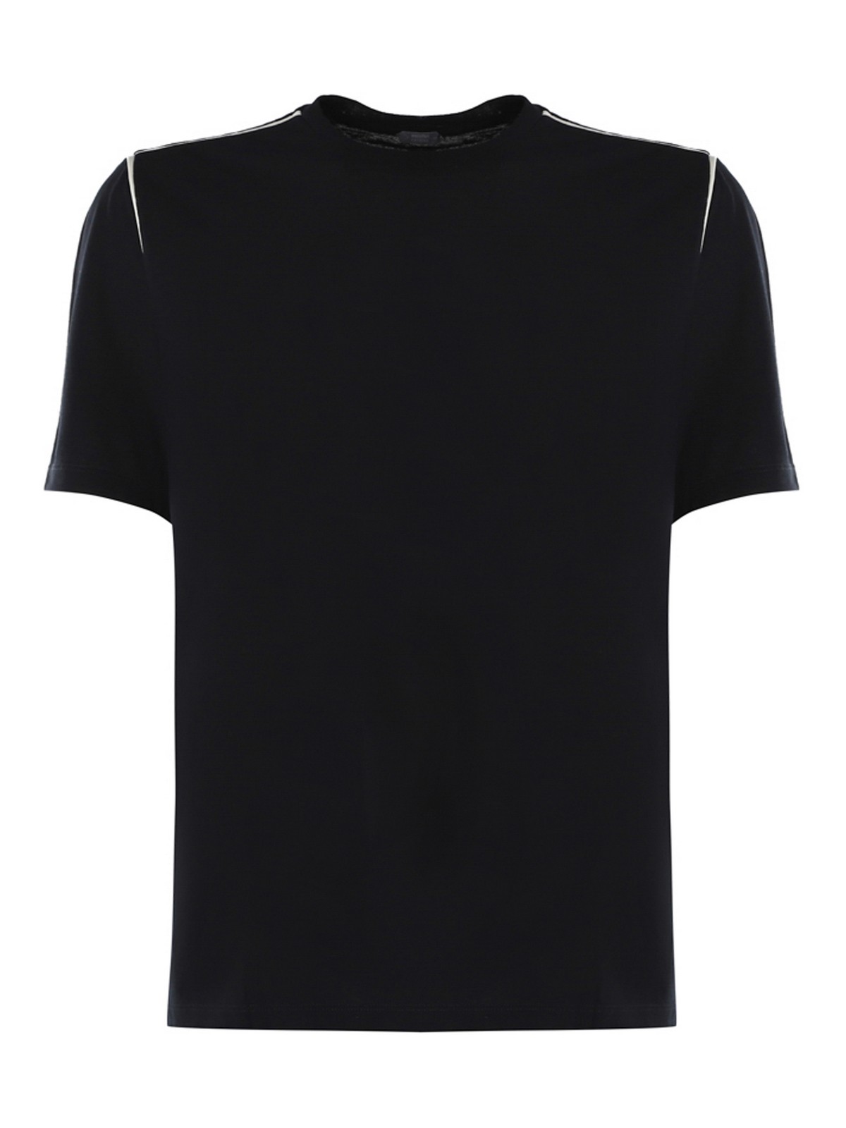 Shop Zanone Camiseta - Negro In Black
