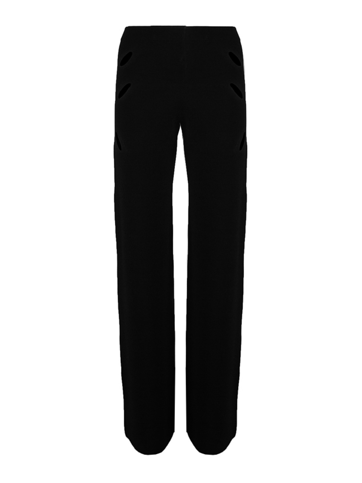 Dion Lee Flared Trousers With Cut-outs In Black
