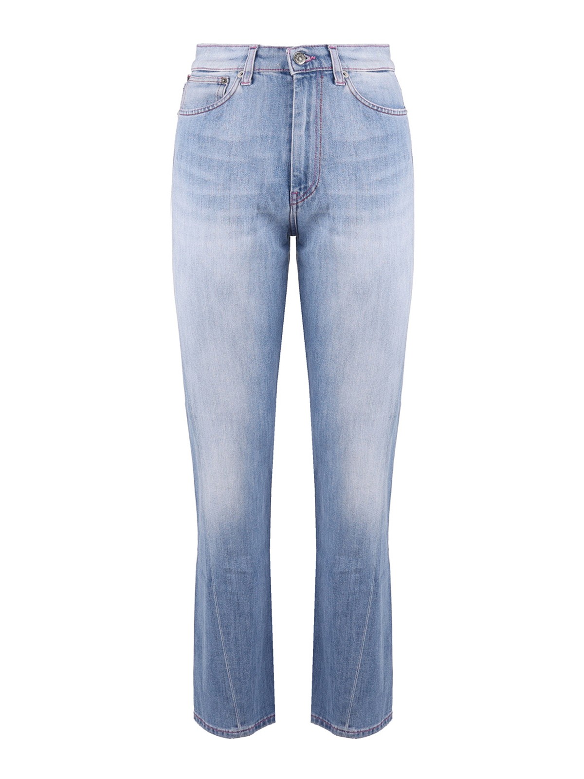 Shop Dondup Jeans Twisted In Light Wash