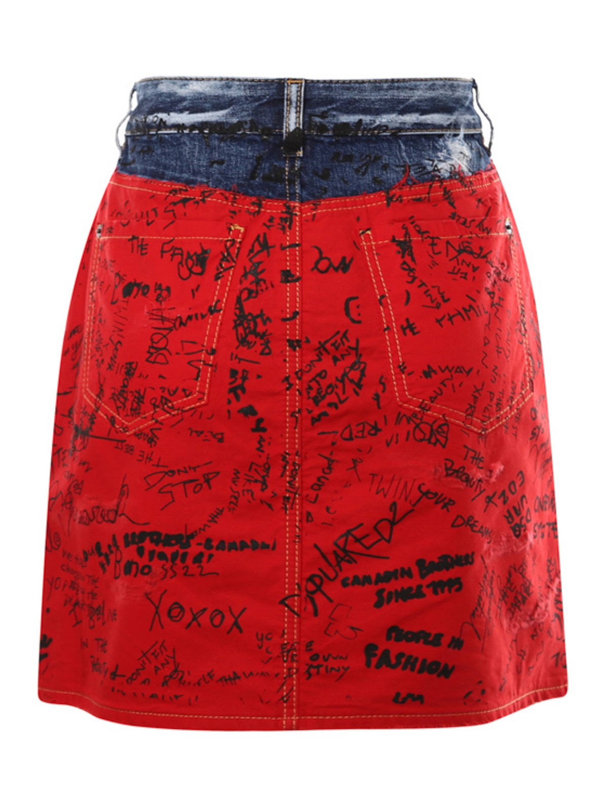 Buy Red Skirts for Women by PBY Online | Ajio.com