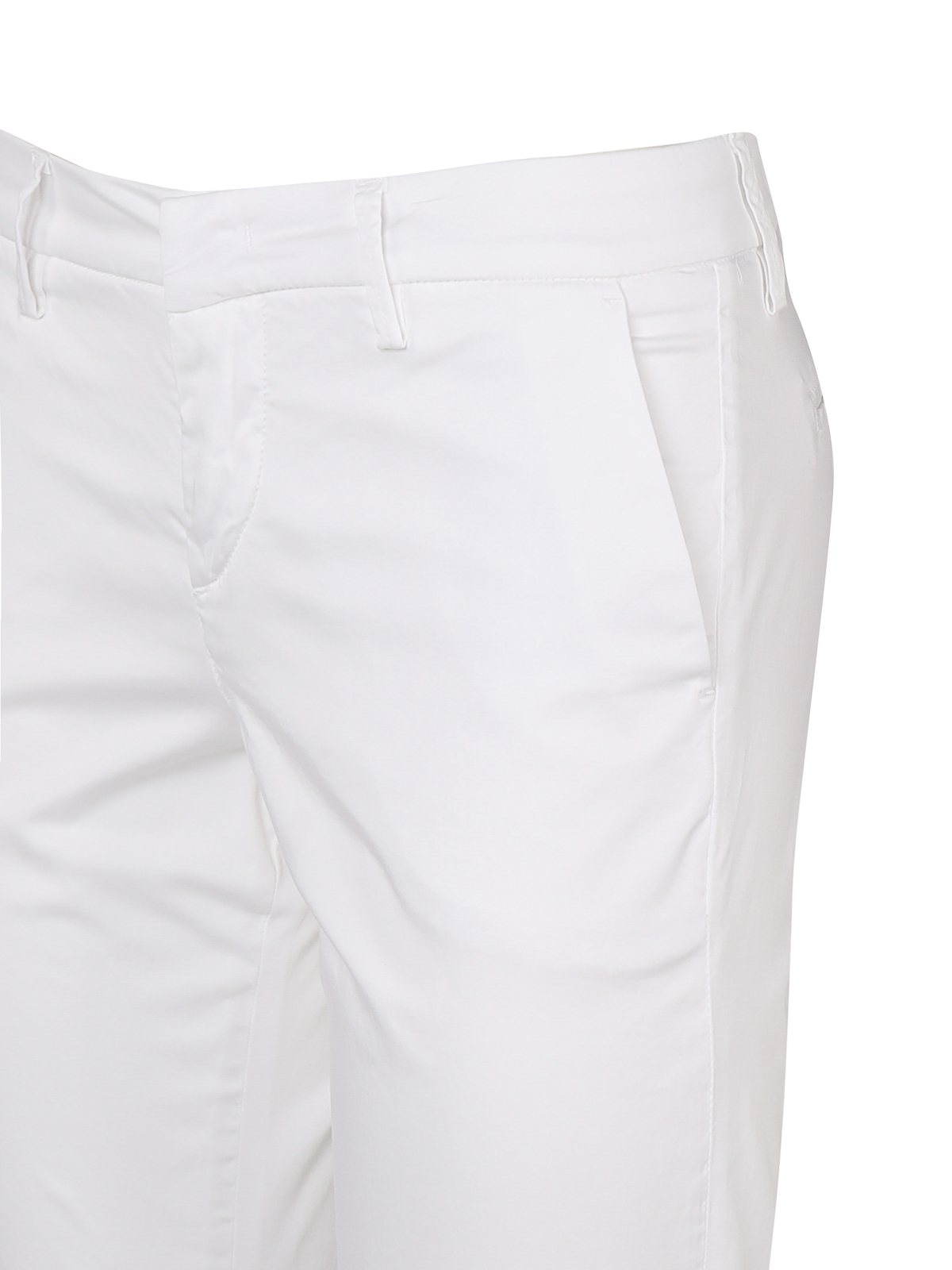 Shop Fay Chino Trousers In Cotton In White