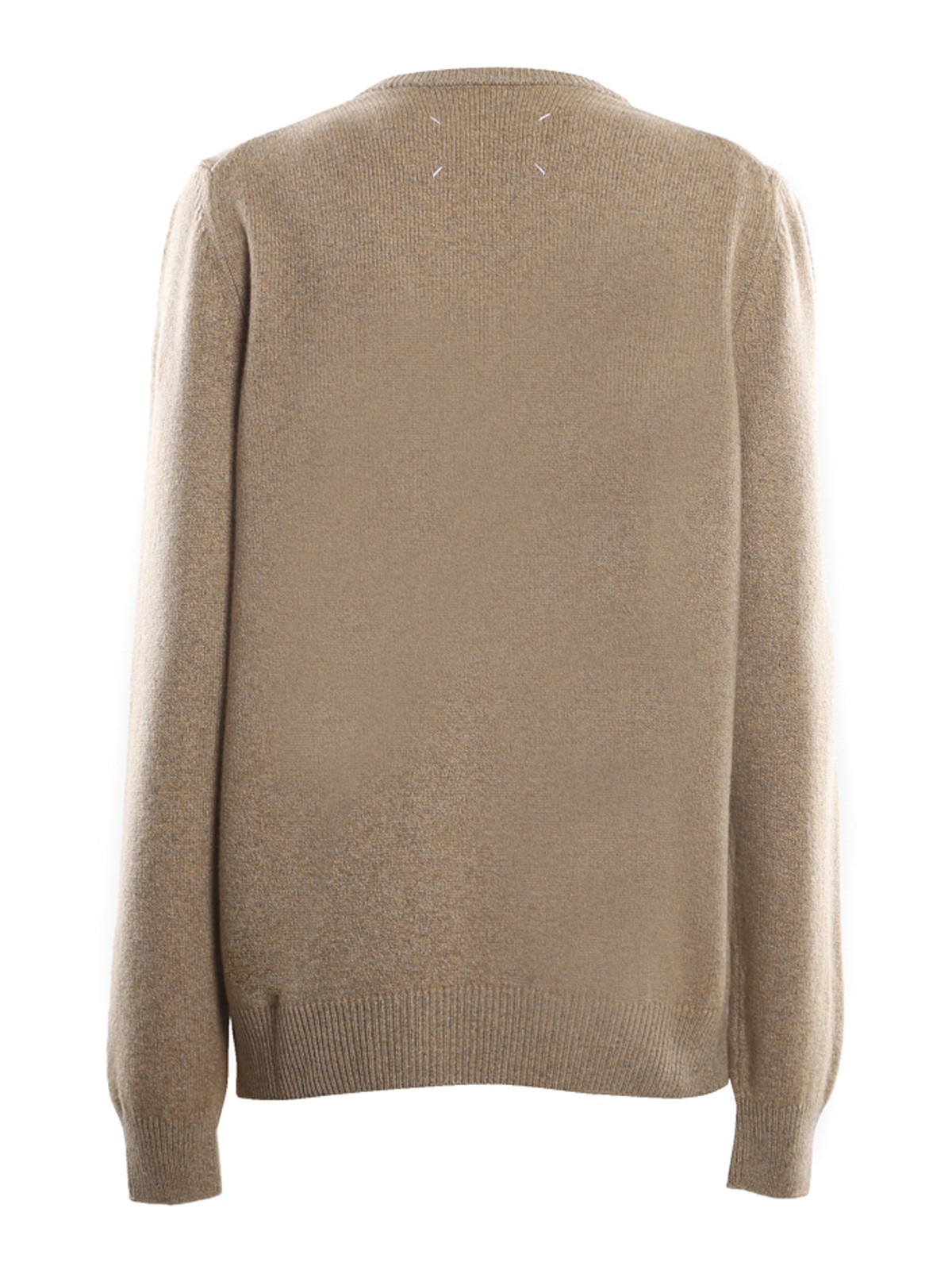 Shop Maison Margiela Wool And Cashmere Sweater In Beis
