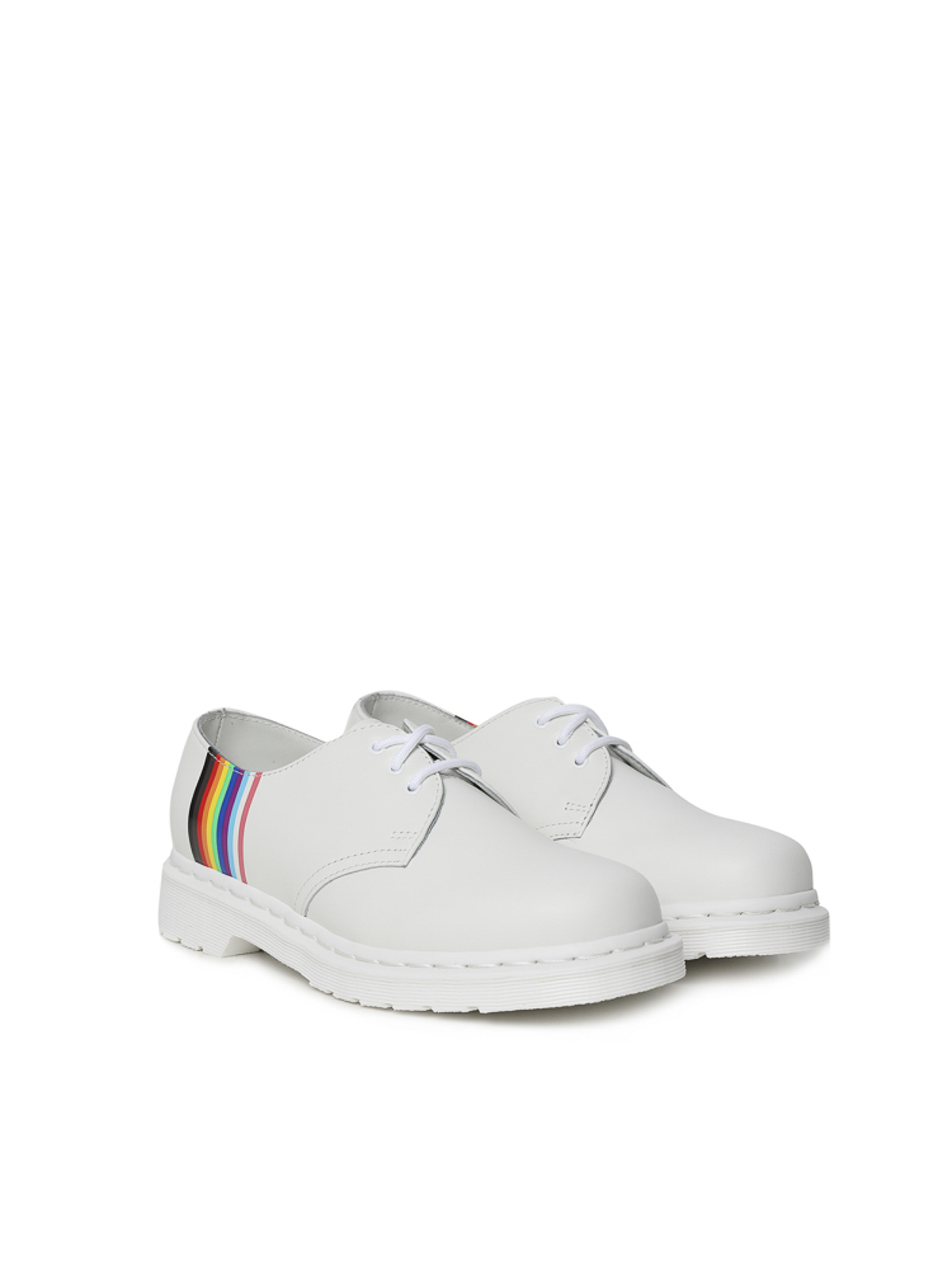 Lace-Ups Shoes Dr. Martens - 1461 Pride Derby Lace-Up -  27522100Pridewhitesmooth