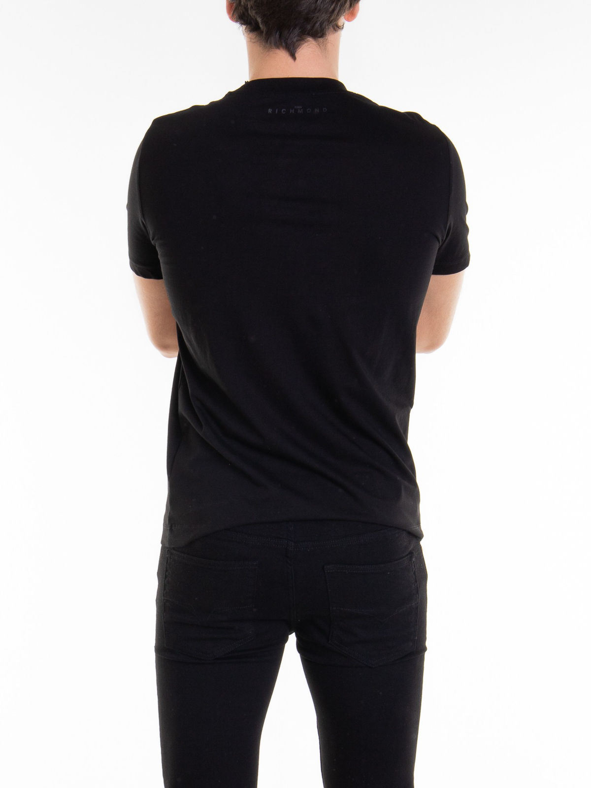 John Richmond Black cotton T-shirt - Black | RMP23231TSR6BLACK John Richmond Black cotton T-shirt - Black | RMP23231TSR6BLACK