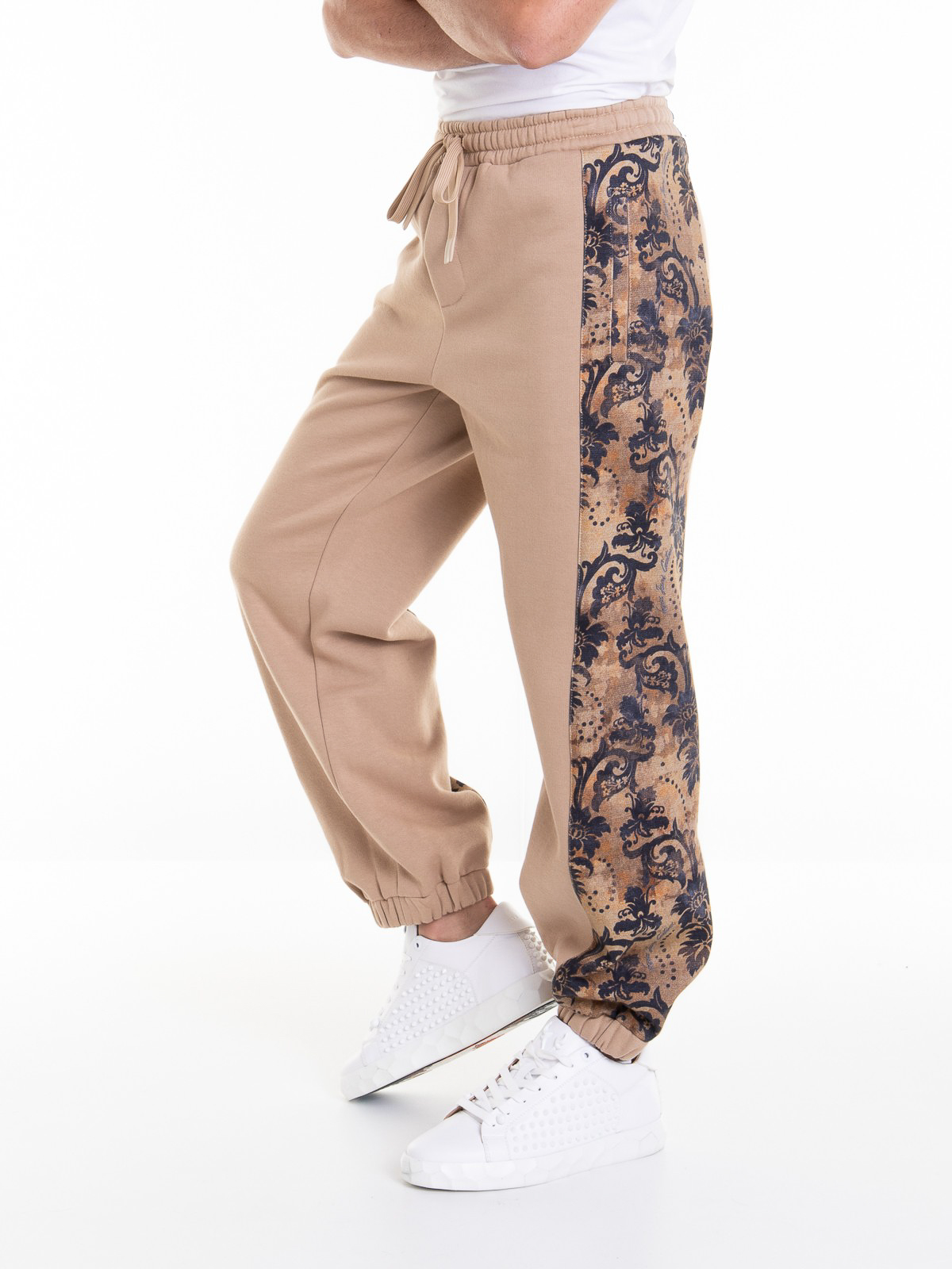 Versace Trousers In Beige