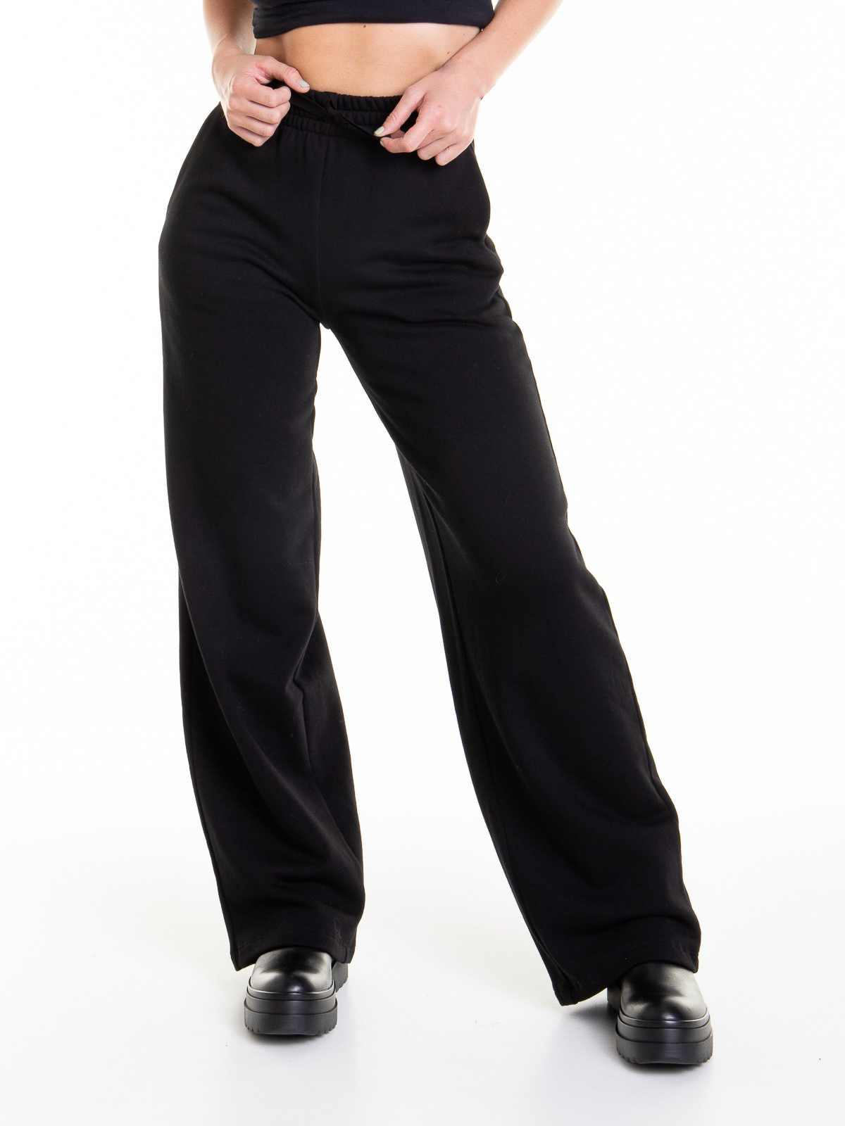 Buy Plus Size Lily White Cotton Blend Slim Pants Online - W for Woman
