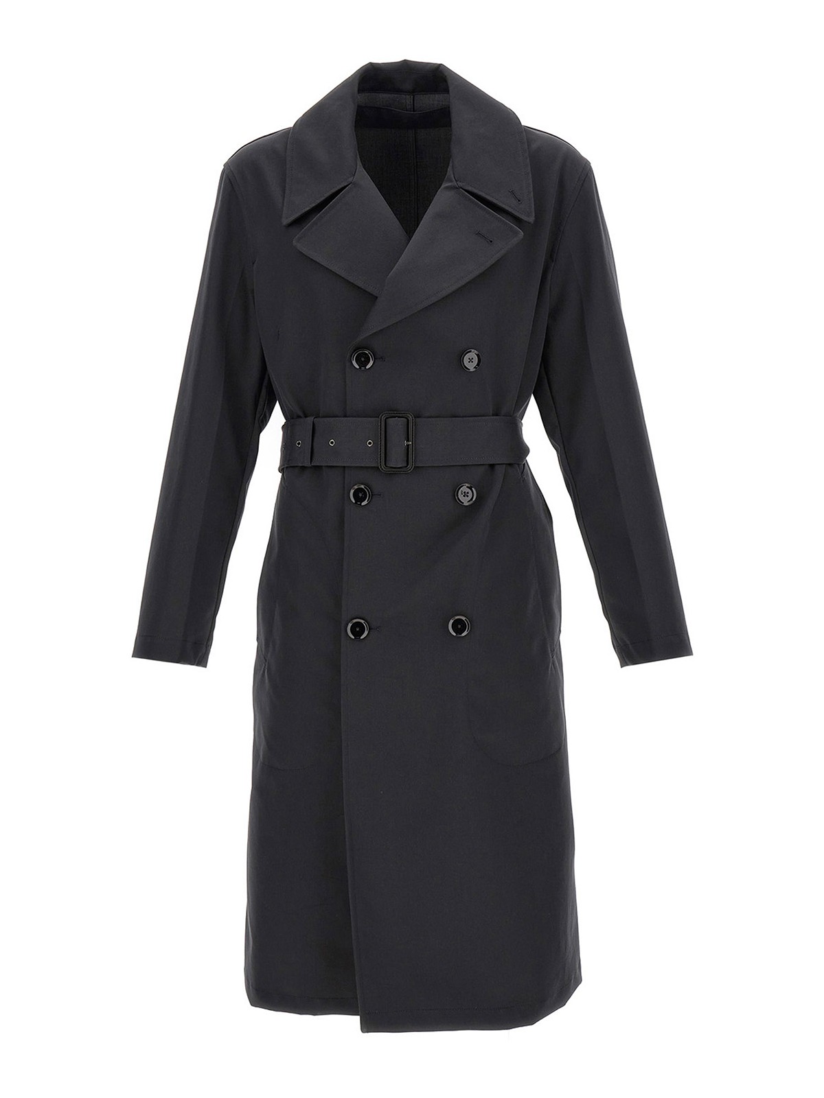 Versus Double Breasted Military Trench Coat