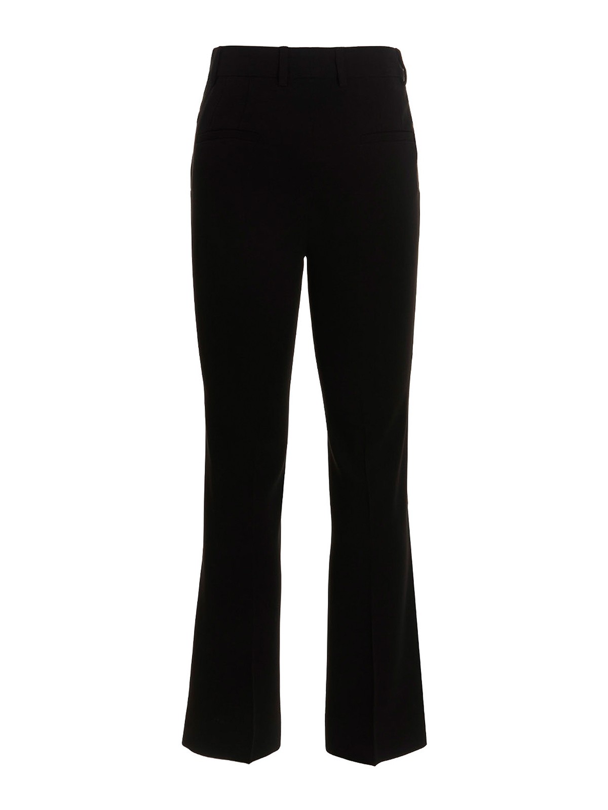 Shop Alberto Biani Cady Trumpet-style Pants In Negro