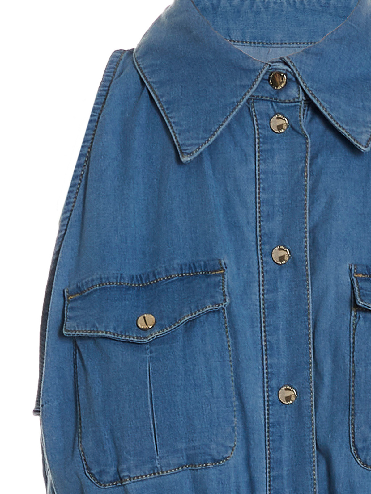 【ELISABETTA FRANCHI】シャギーニット サイズ40 ブルー 青 ELISABETTA FRANCHI】シャギーニット サイズ40 ブルー 青